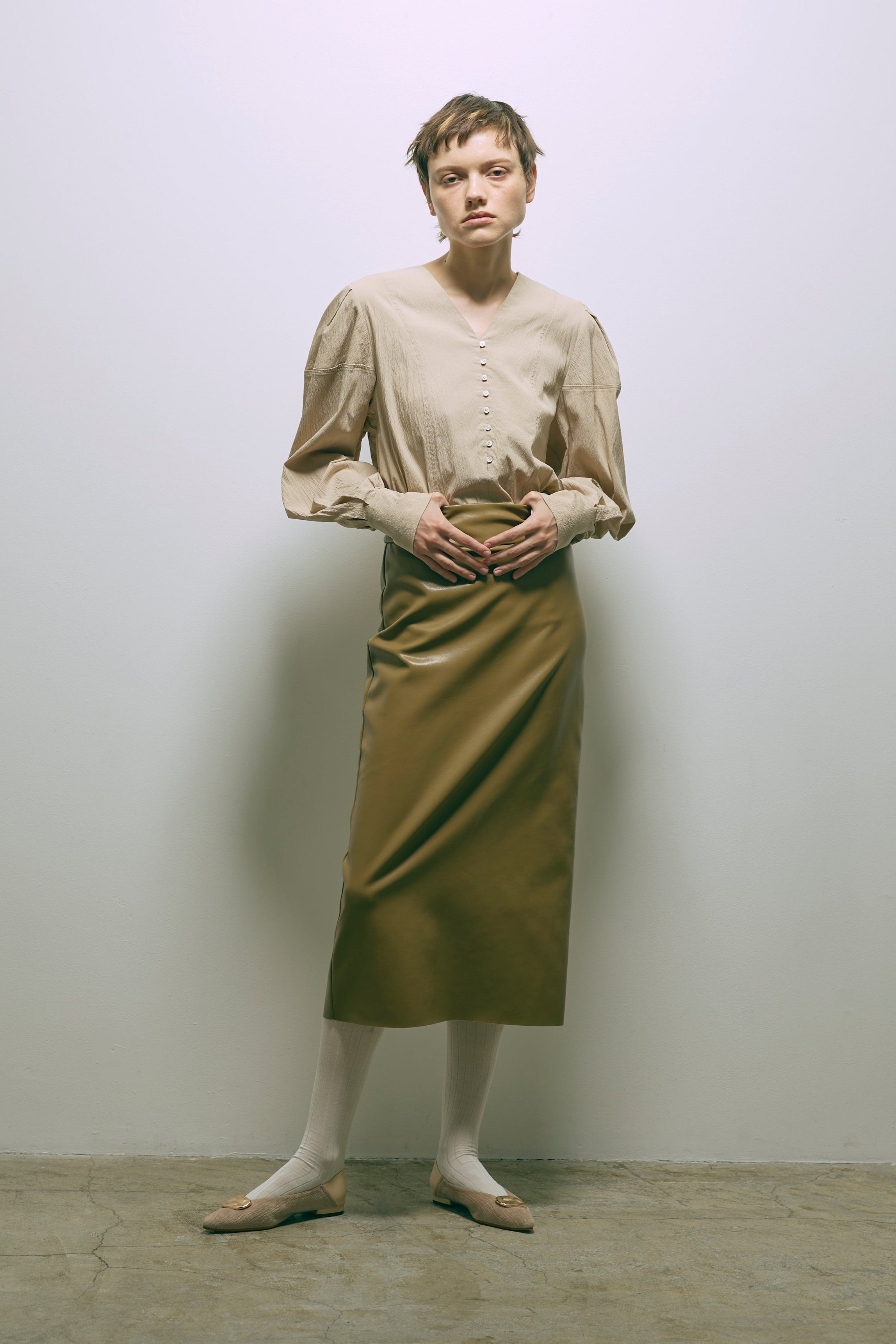 着用カラー:キャメル モデル身長:178cm