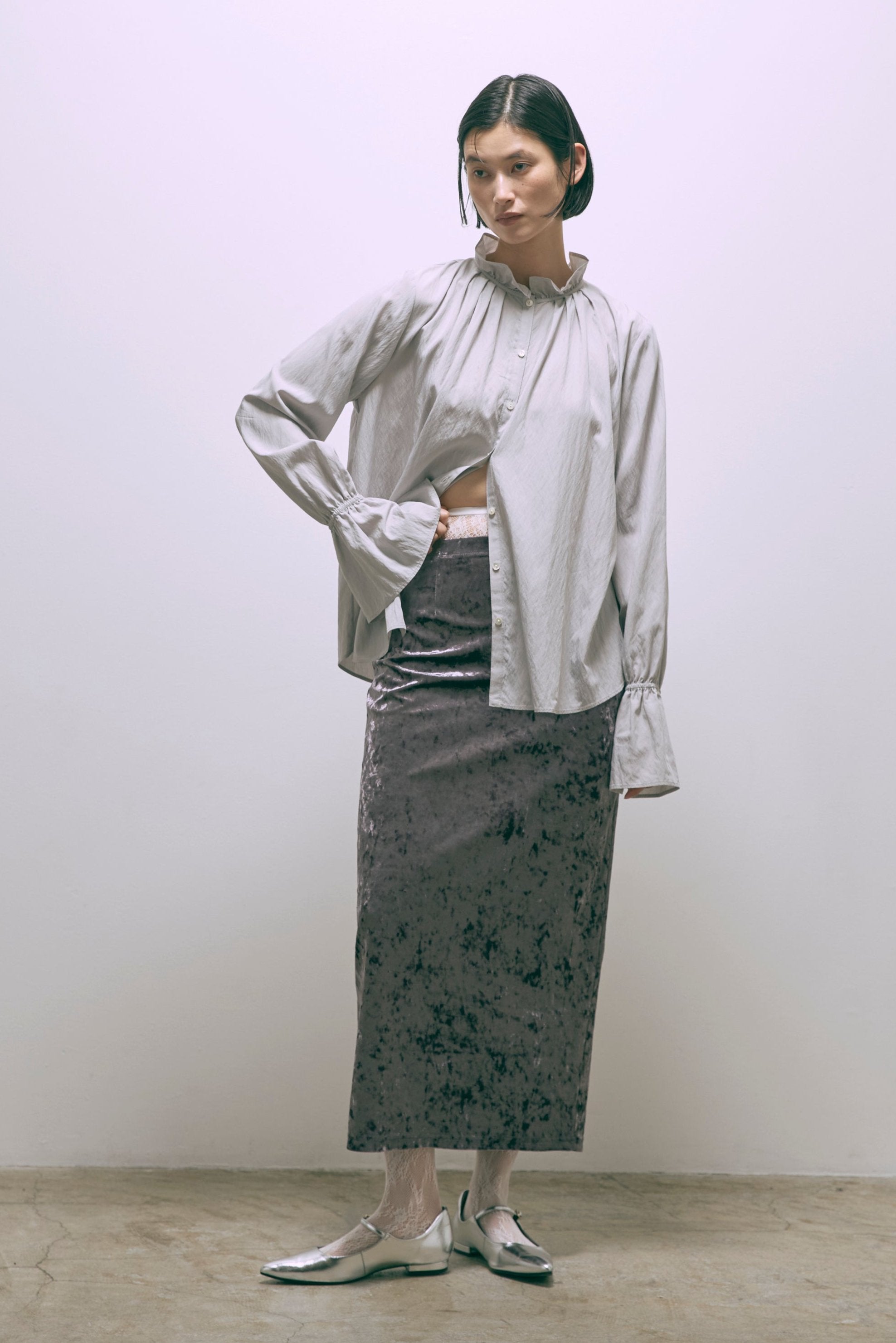 着用カラー:ライトグレー モデル身長:170cm