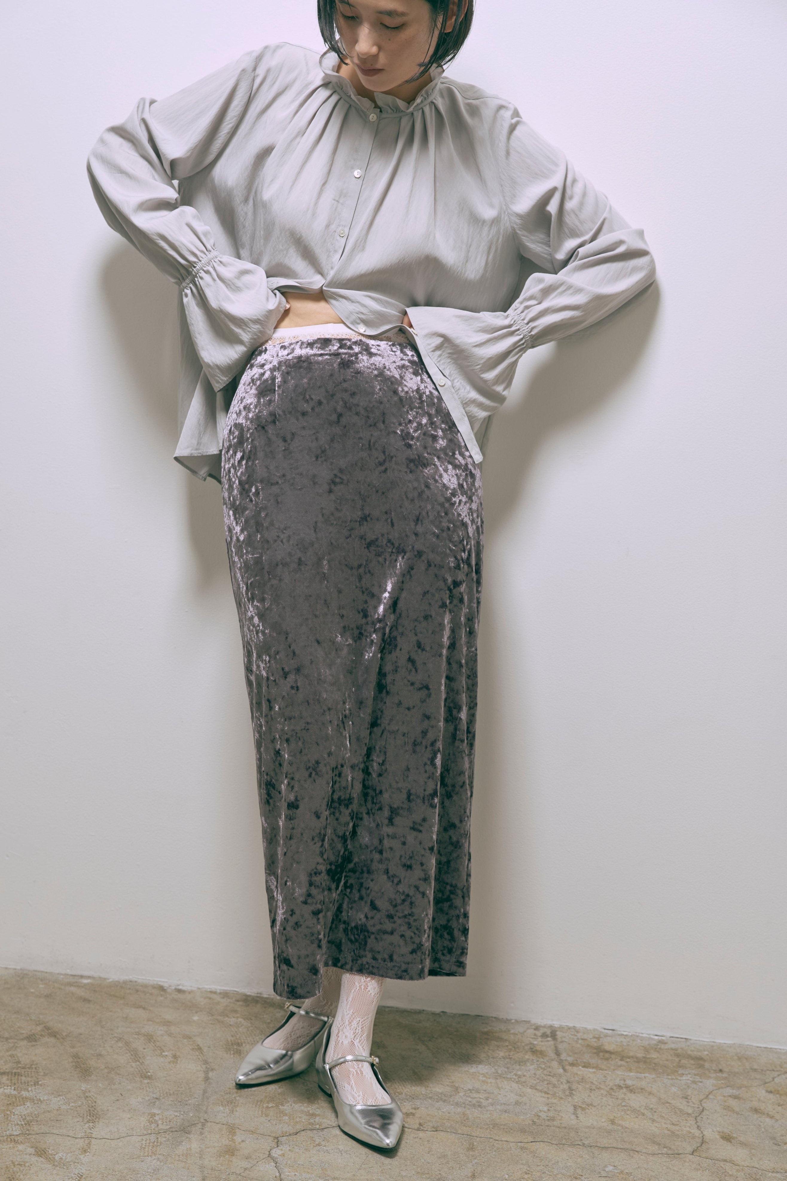 着用カラー:パープル モデル身長:170cm