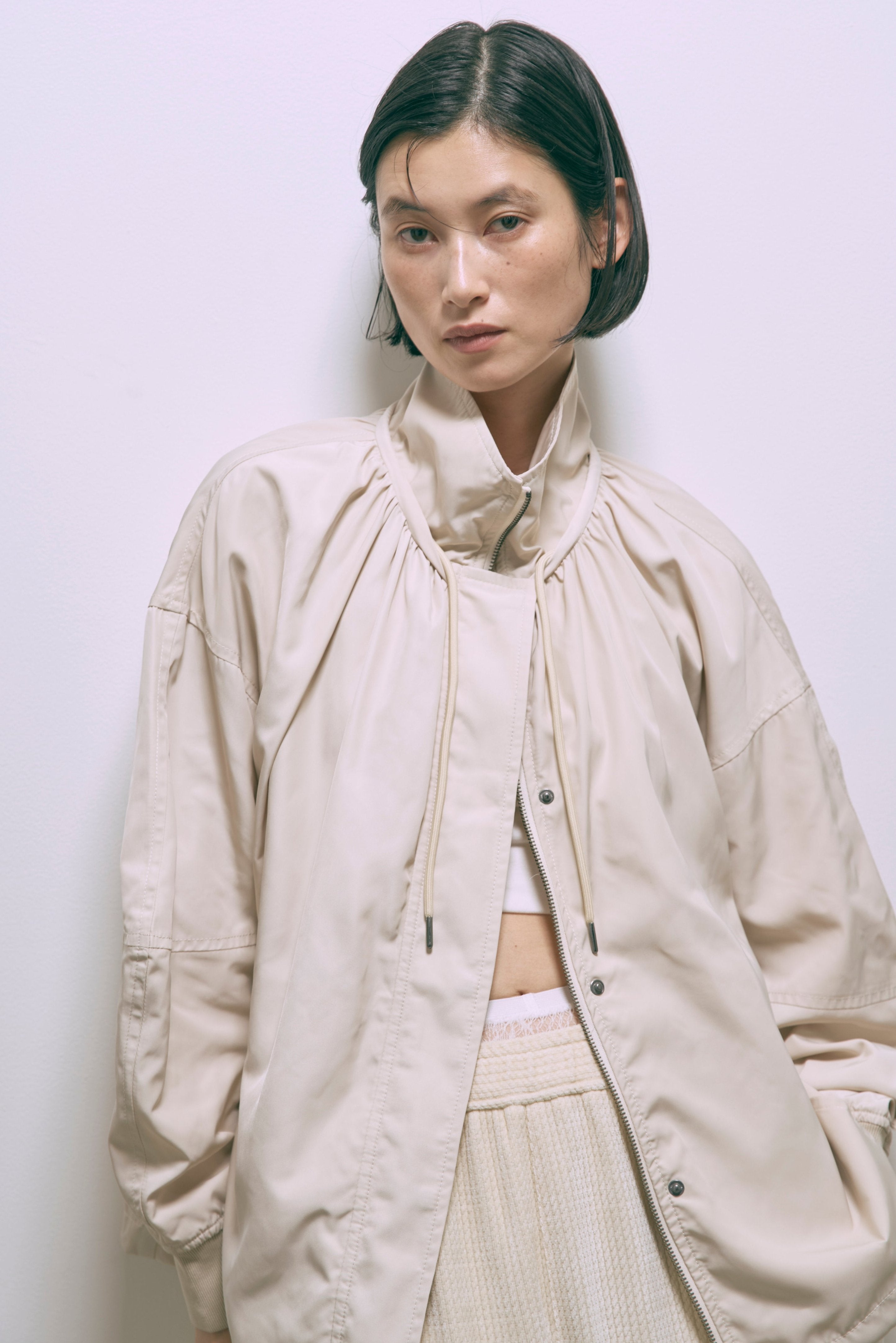 着用カラー:アイボリー モデル身長:170cm