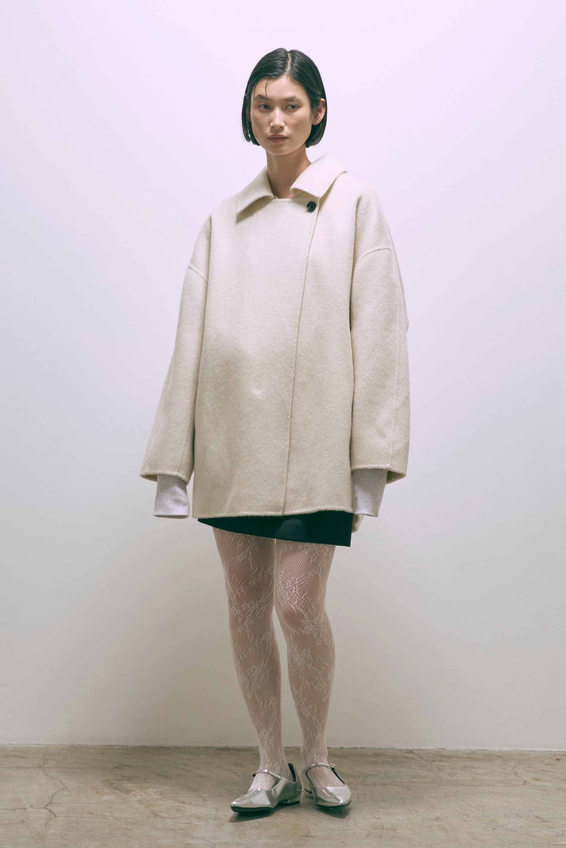 着用カラー:アイボリー モデル身長:170cm