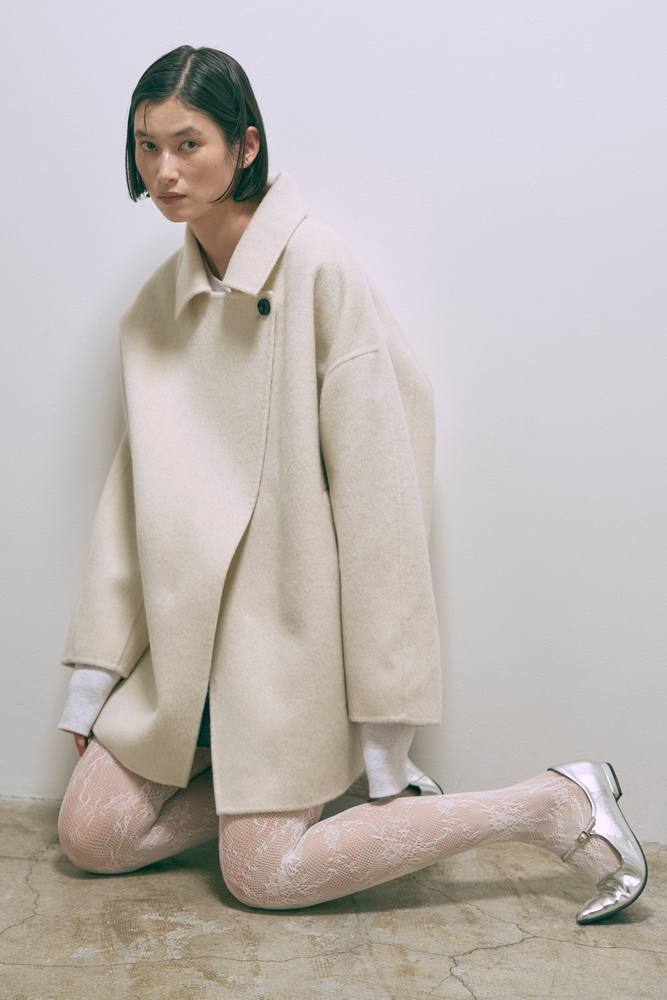 着用カラー:アイボリー モデル身長:170cm