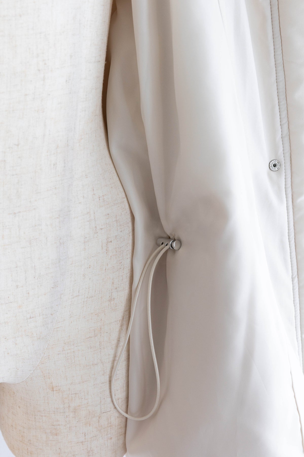 Dolman Sleeve Padded Jacket アイボリー
