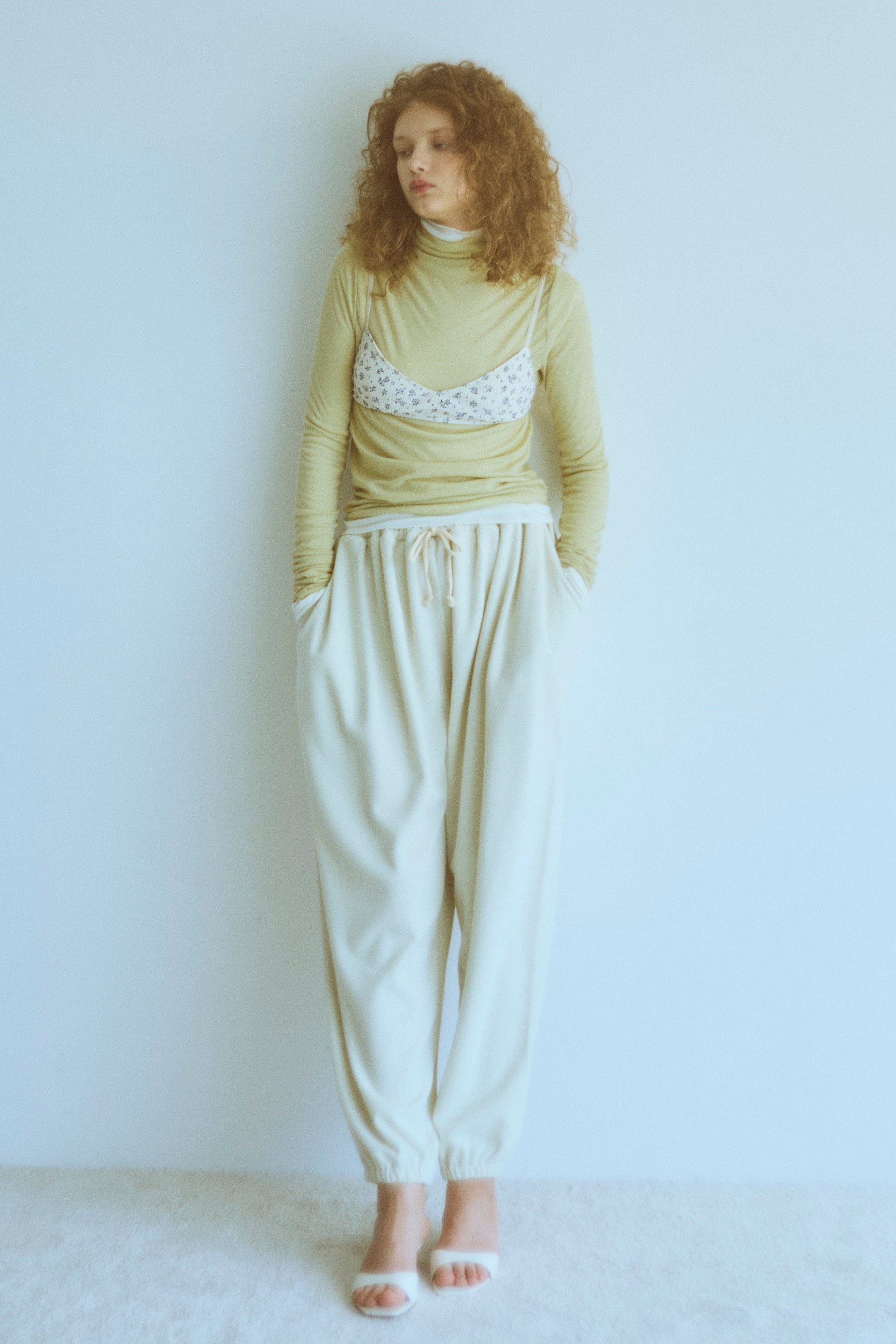 着用カラー:イエロー モデル身長:176㎝