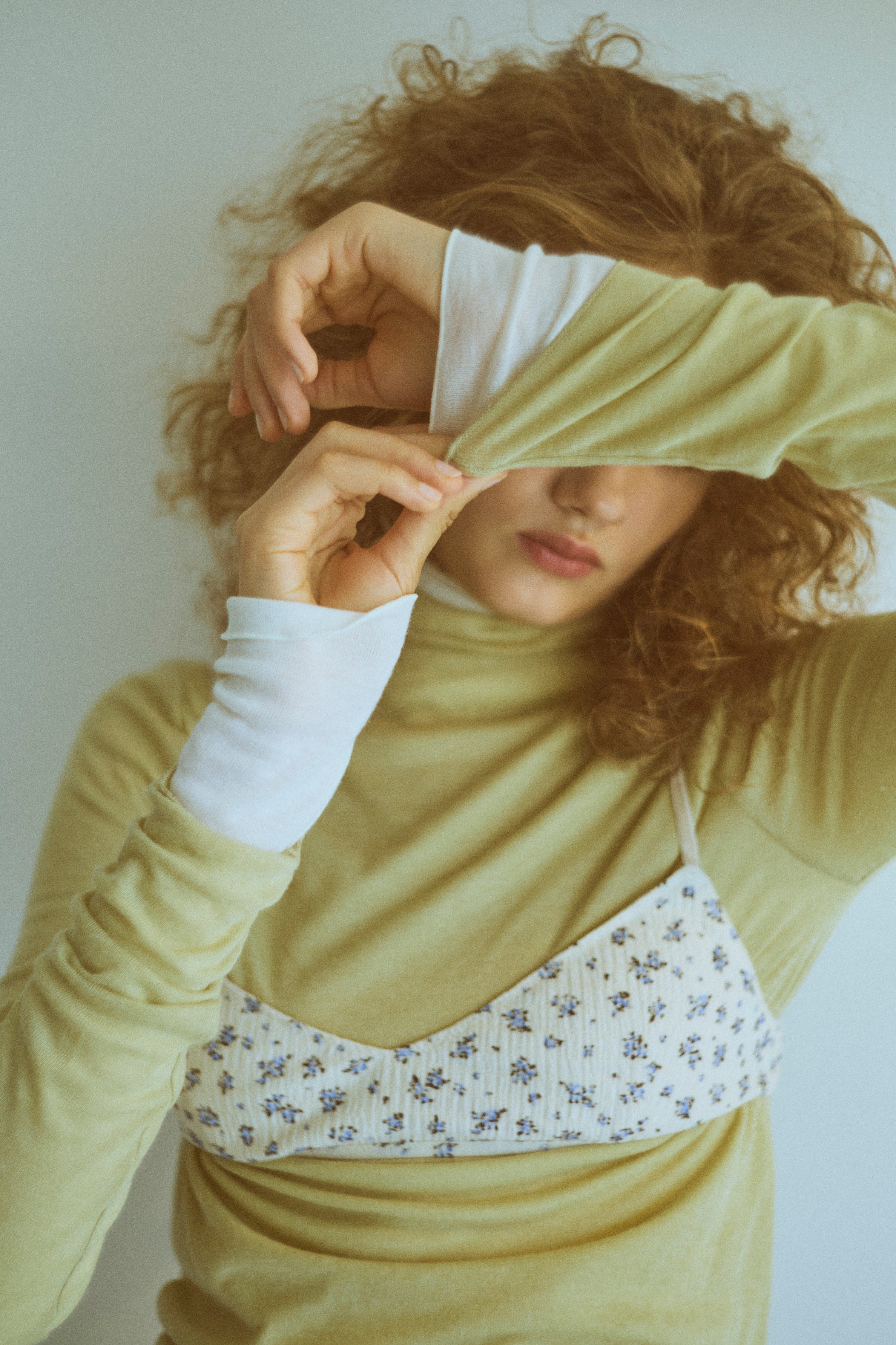 着用カラー:イエロー モデル身長:176㎝