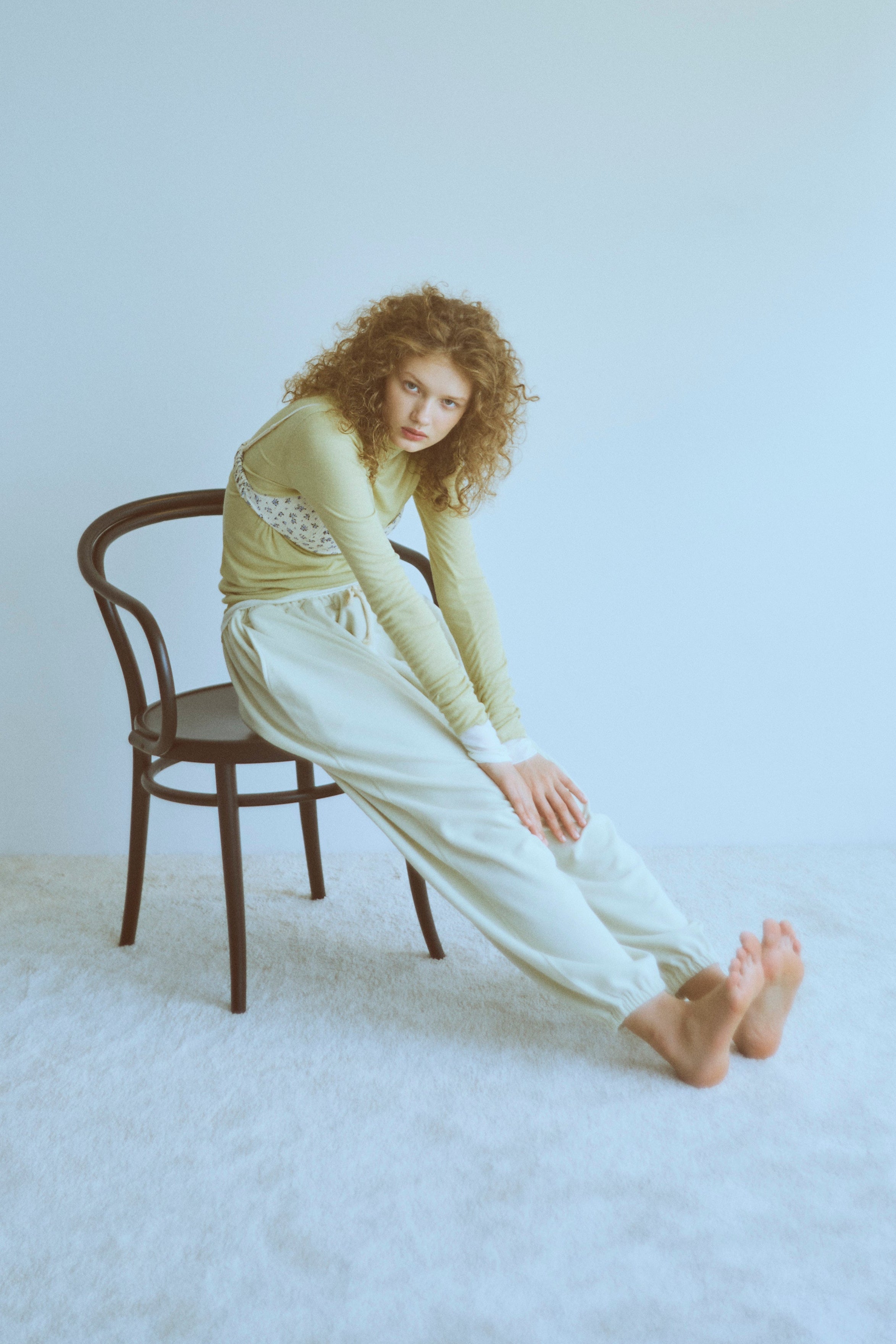 着用カラー:アイボリー 着用サイズ:1 モデル身長:176cm