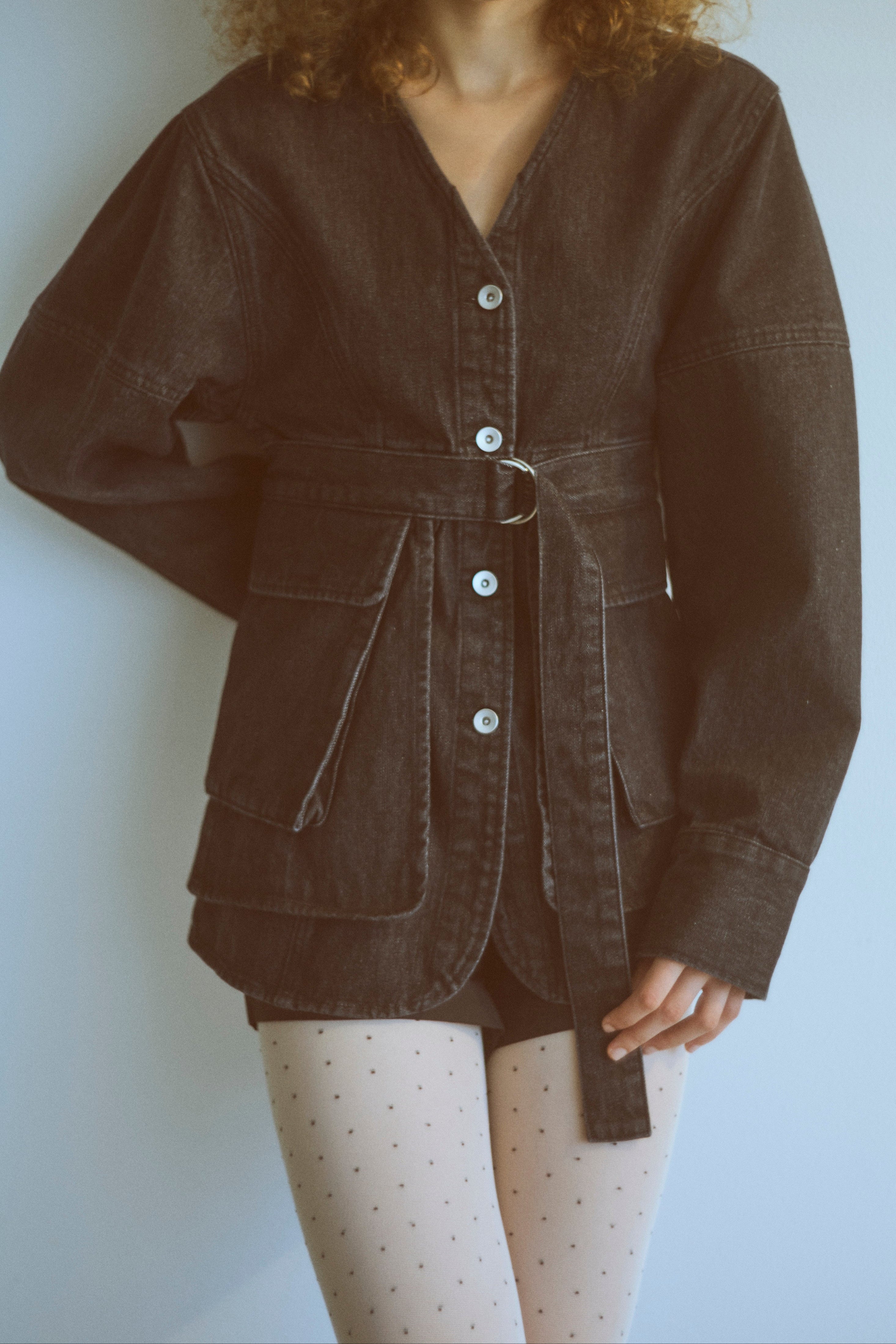 着用カラー:ブラック モデル身長:176㎝