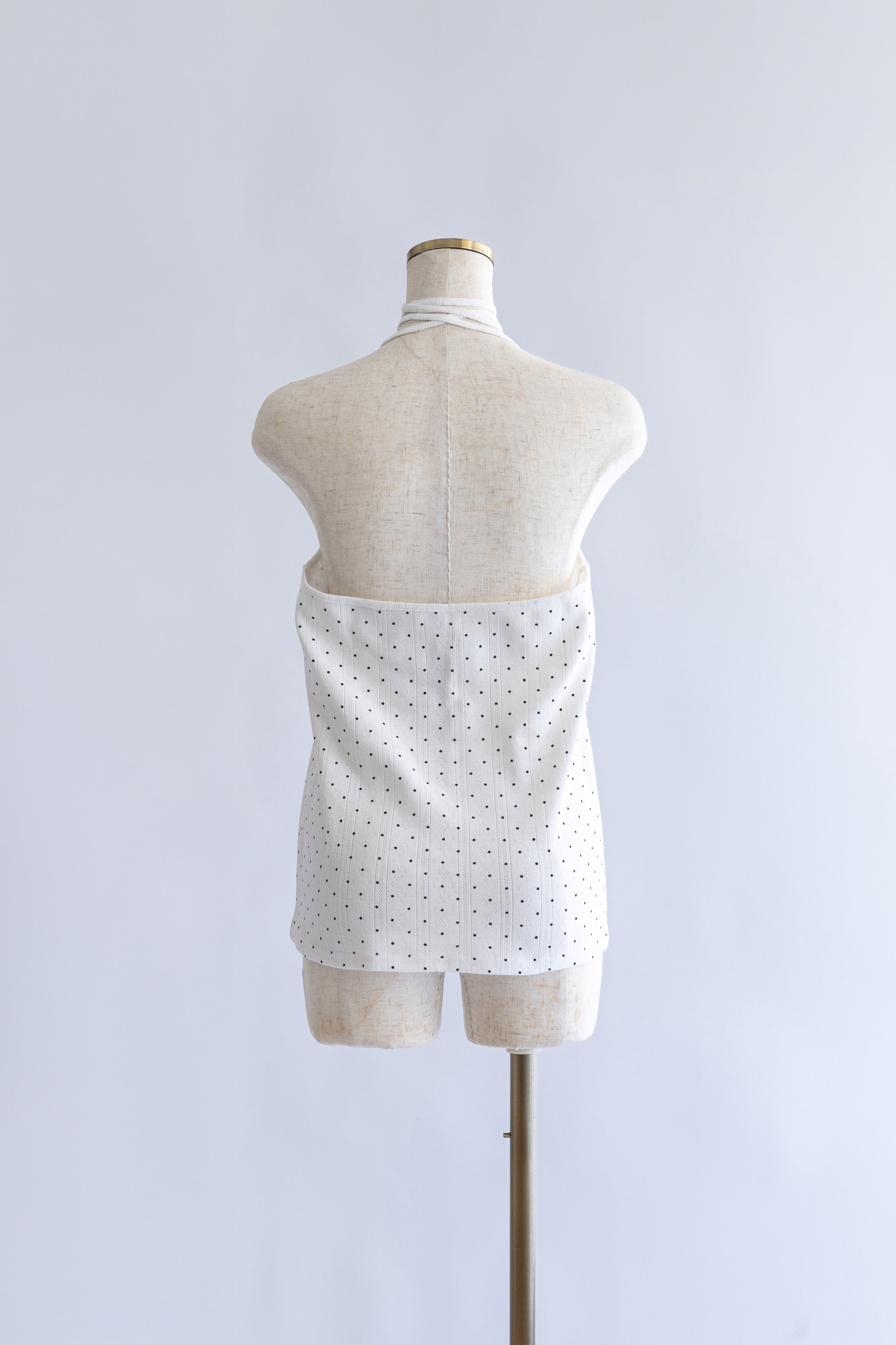 Powder Dot Halter Cami