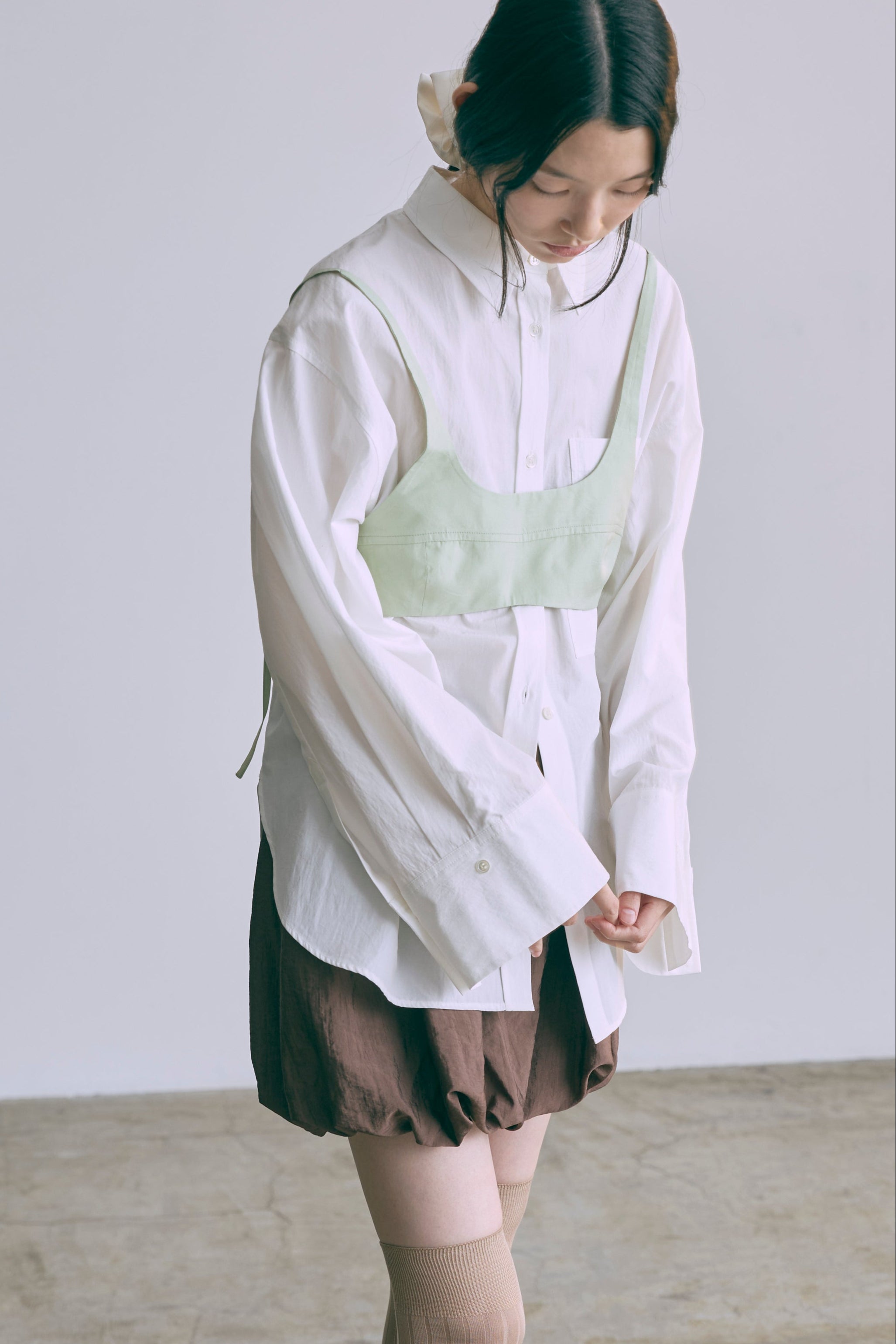 着用カラー:ホワイト モデル身長:174cm