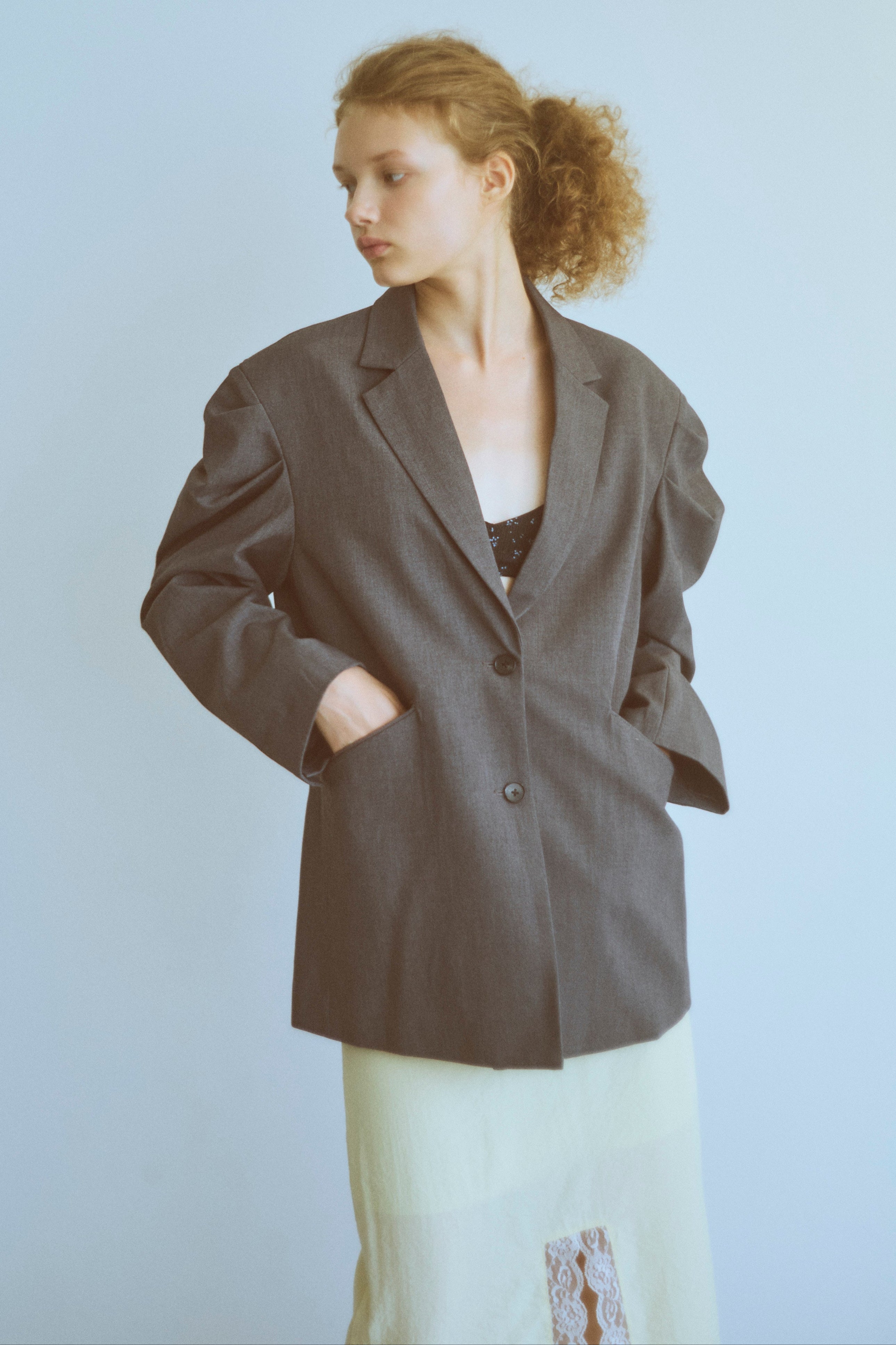 着用カラー:チャコール 着用サイズ:1 モデル身長:176cm