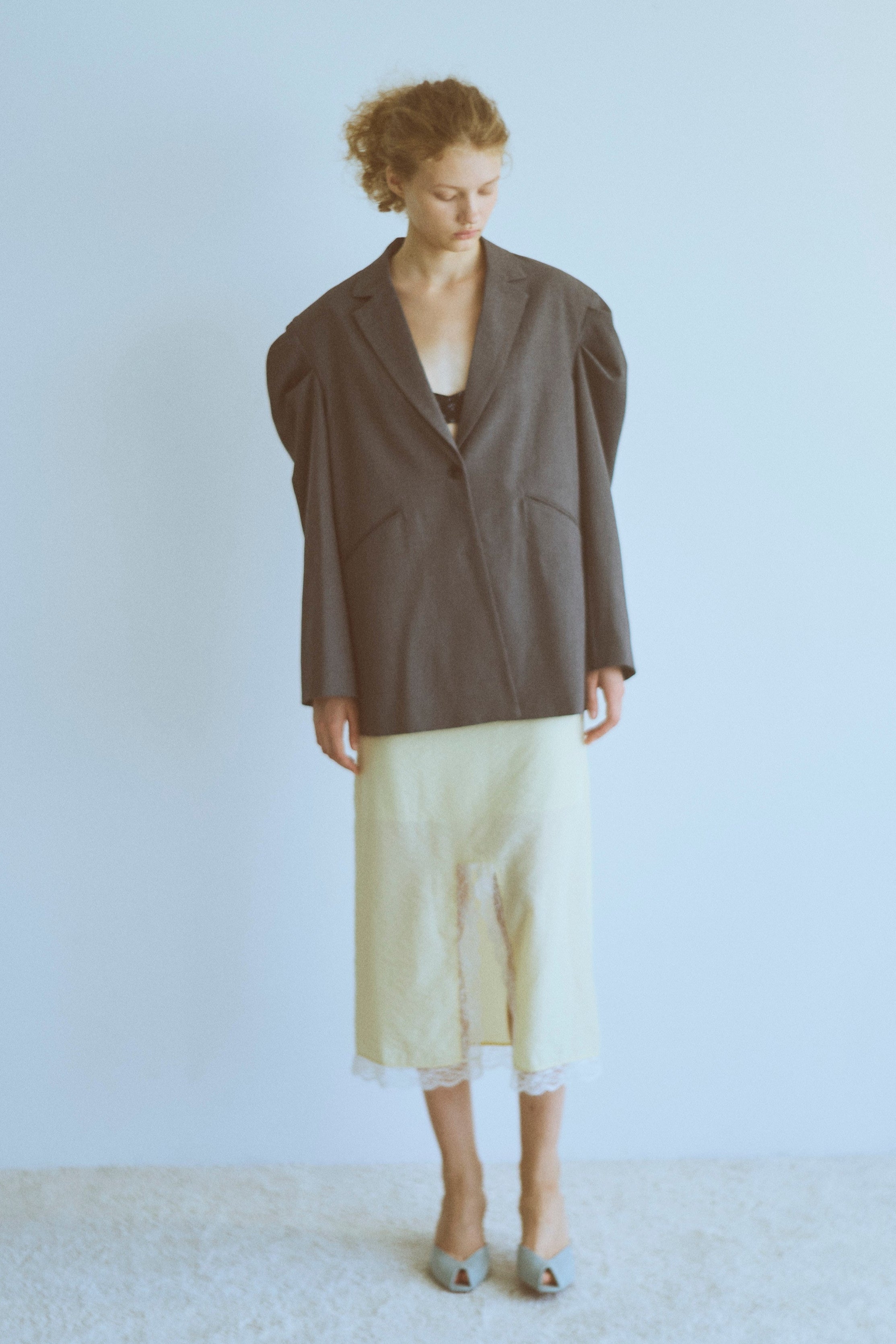 着用カラー:イエロー モデル身長:176㎝