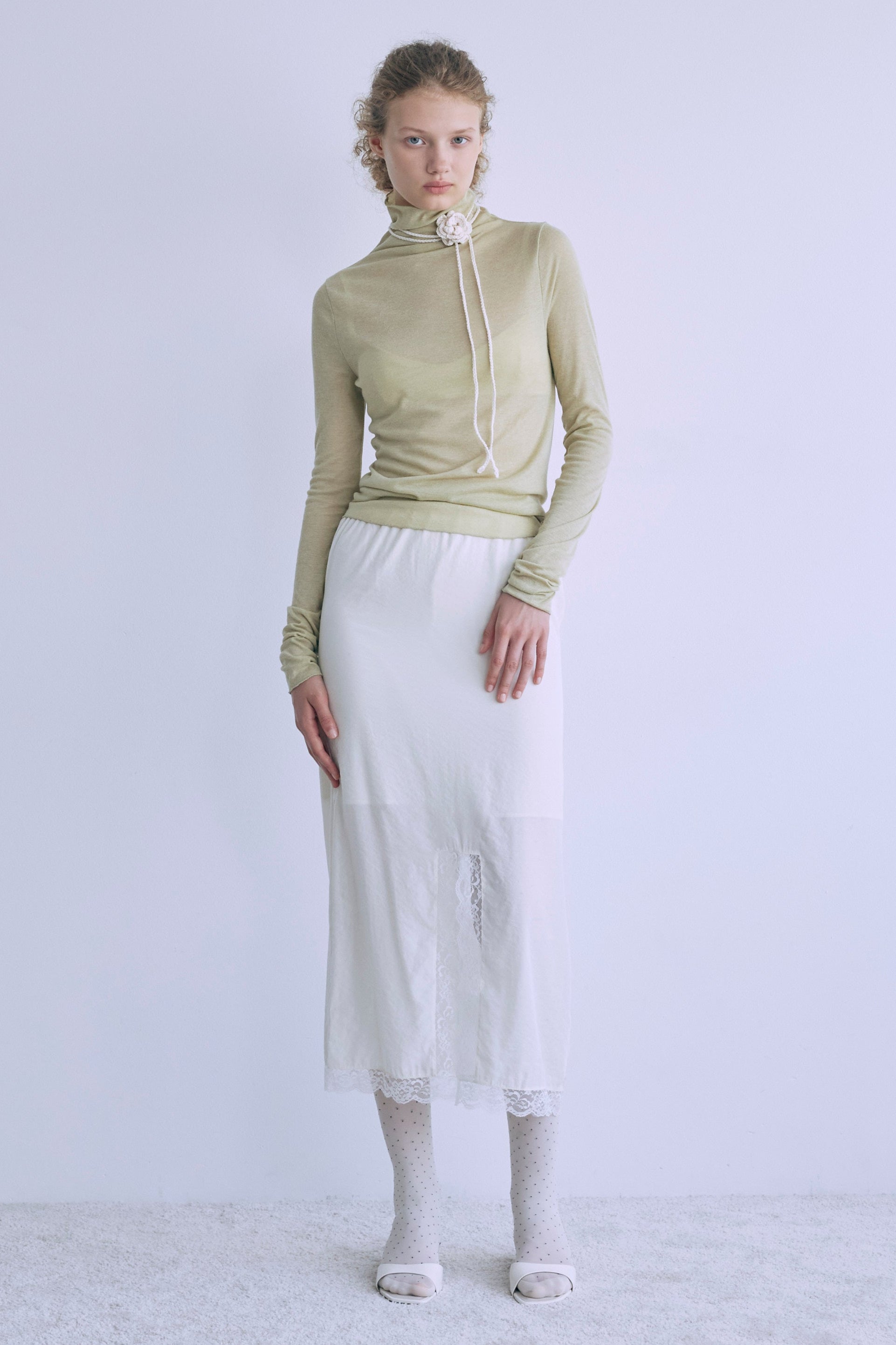 着用カラー:イエロー モデル身長:176㎝