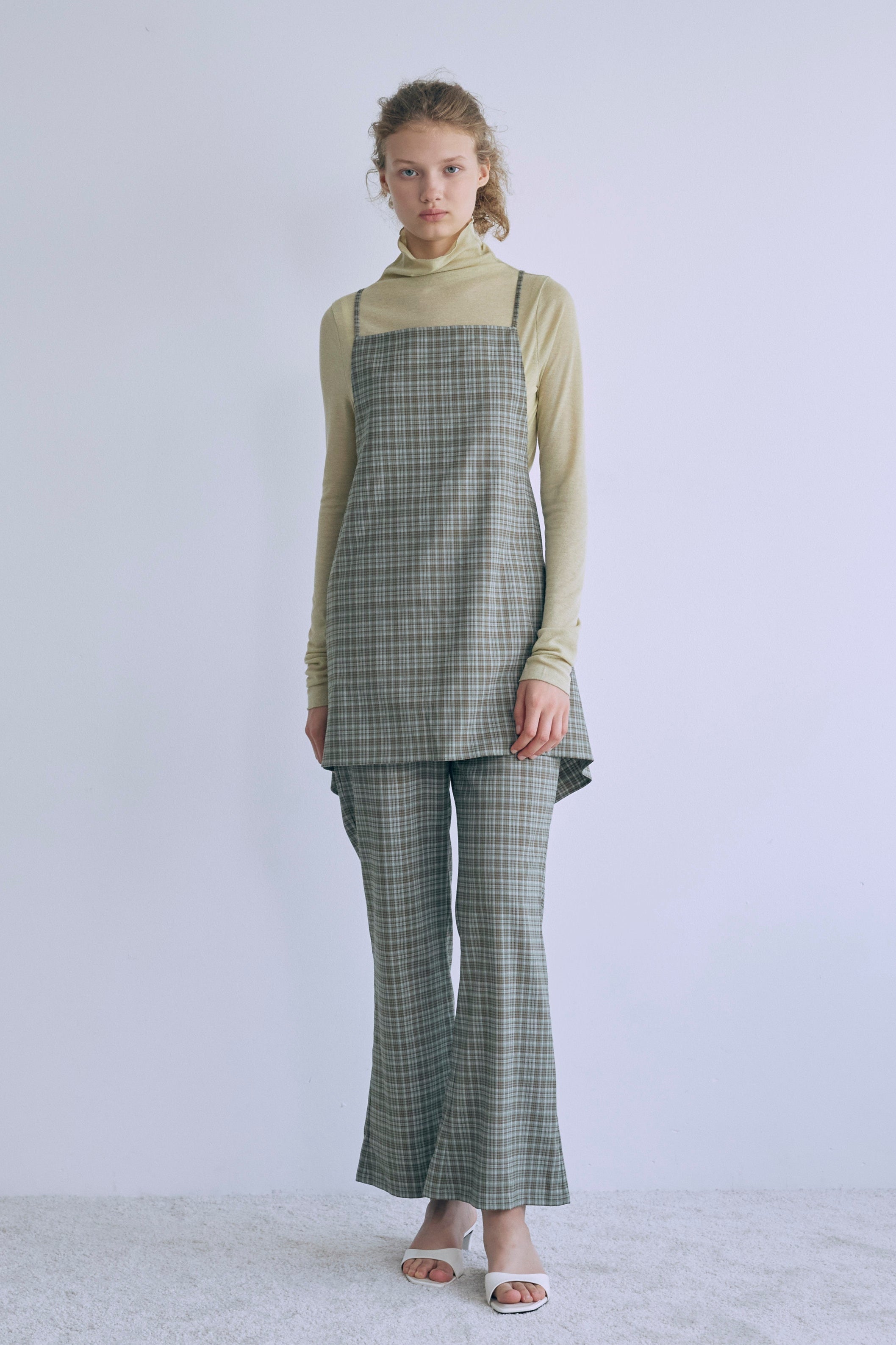 着用カラー:ミント モデル身長:176㎝