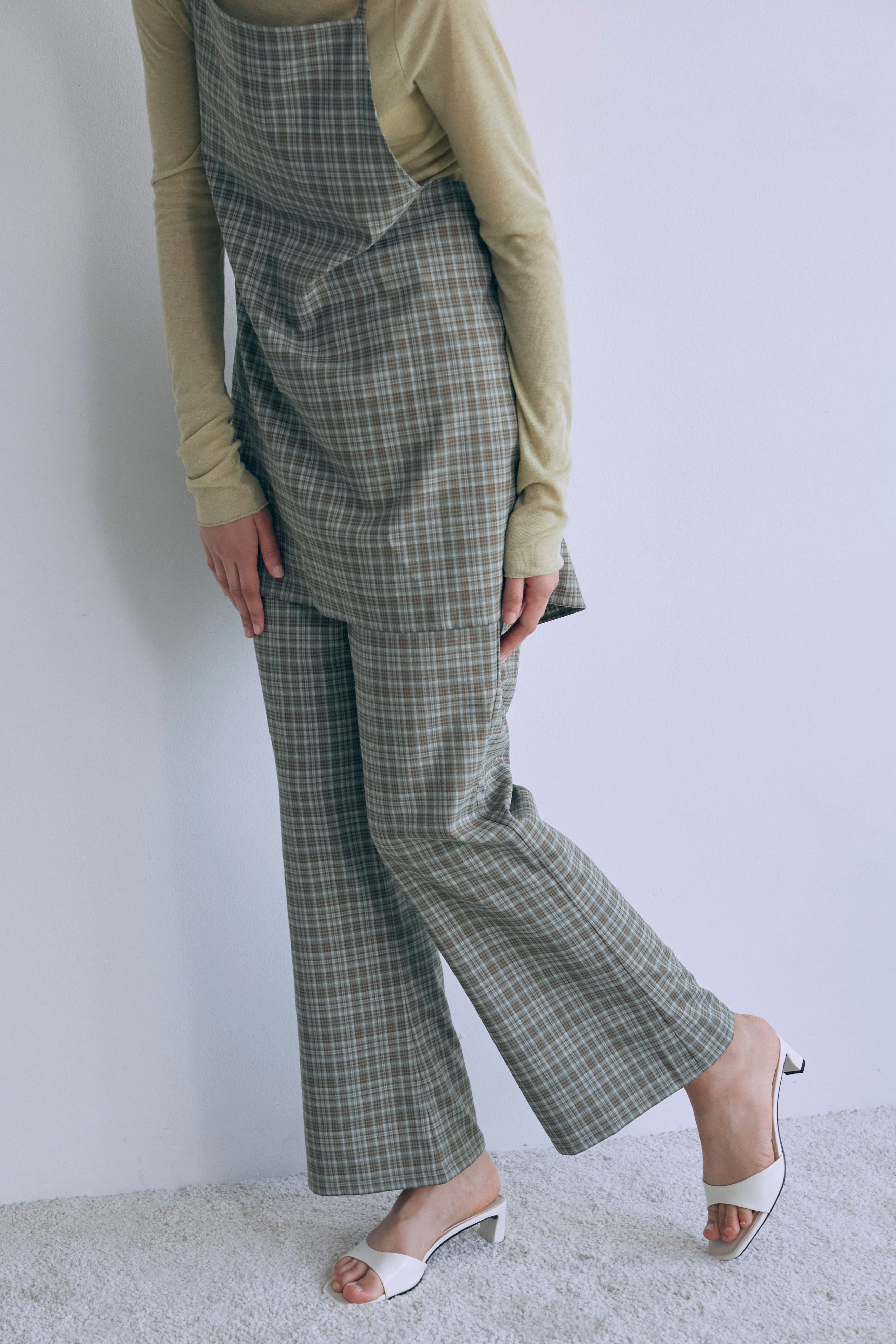 着用カラー:ミント モデル身長:176㎝