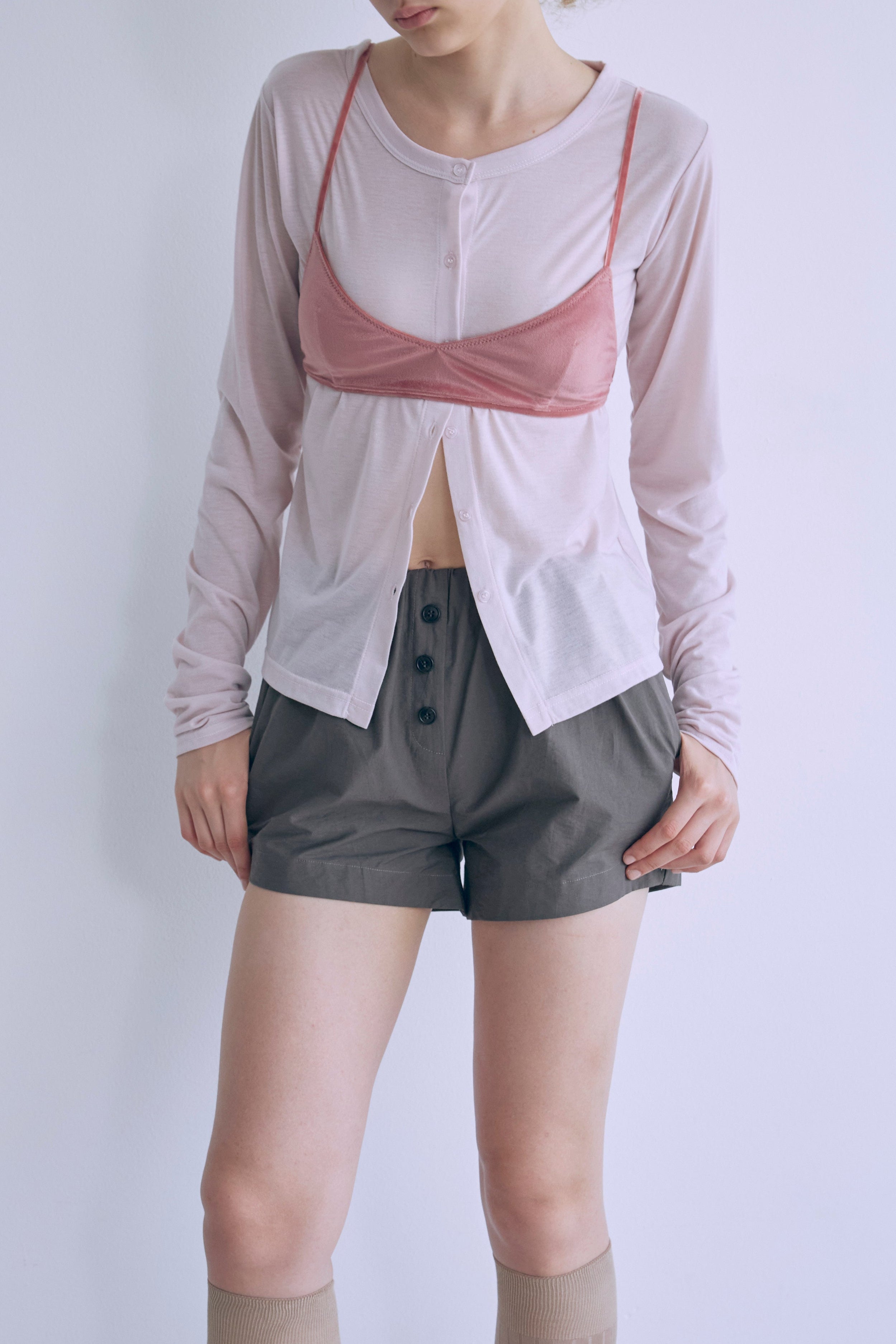 着用カラー:モカ 着用サイズ:1 モデル身長:176cm