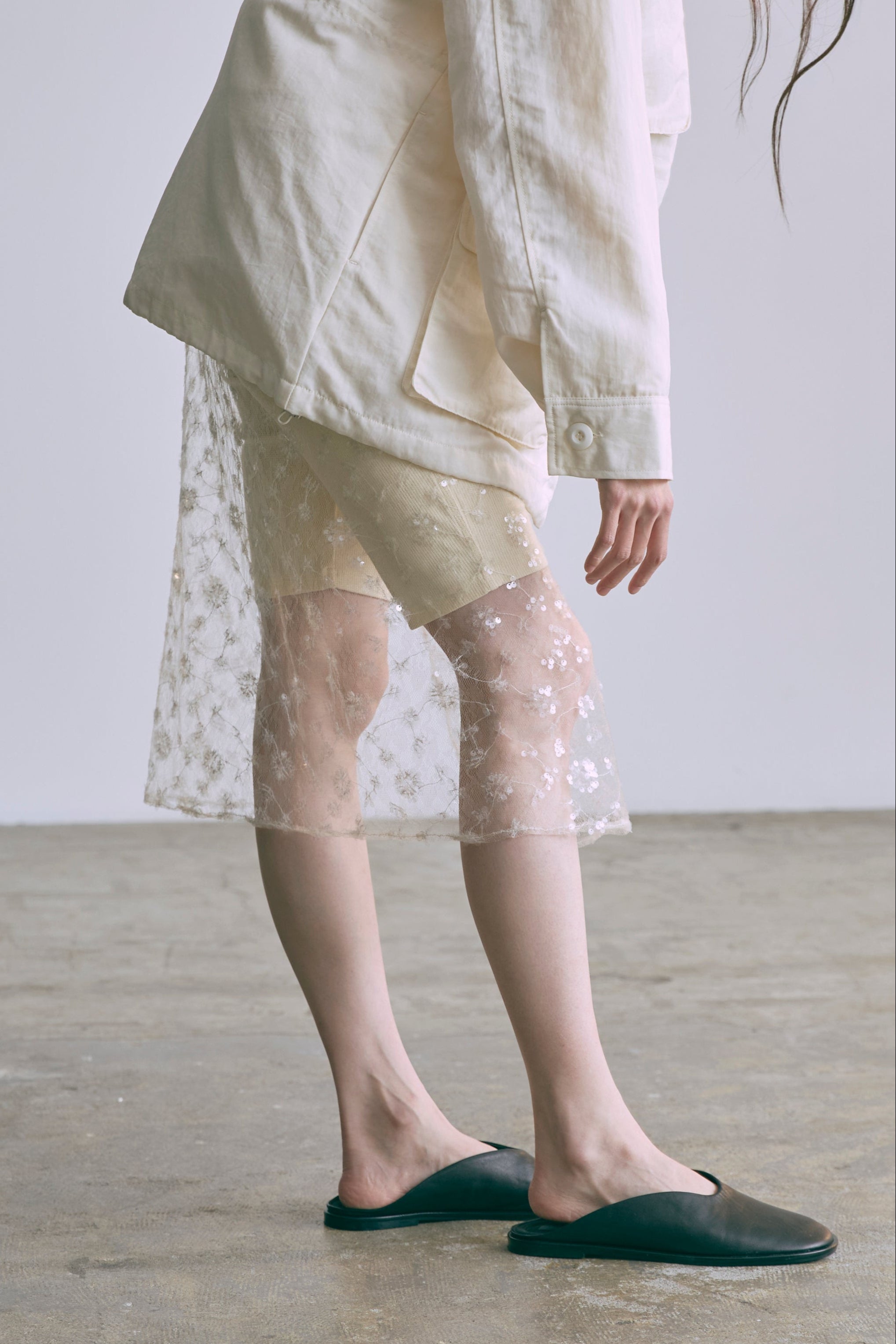 着用カラー:アイボリー モデル身長:174cm