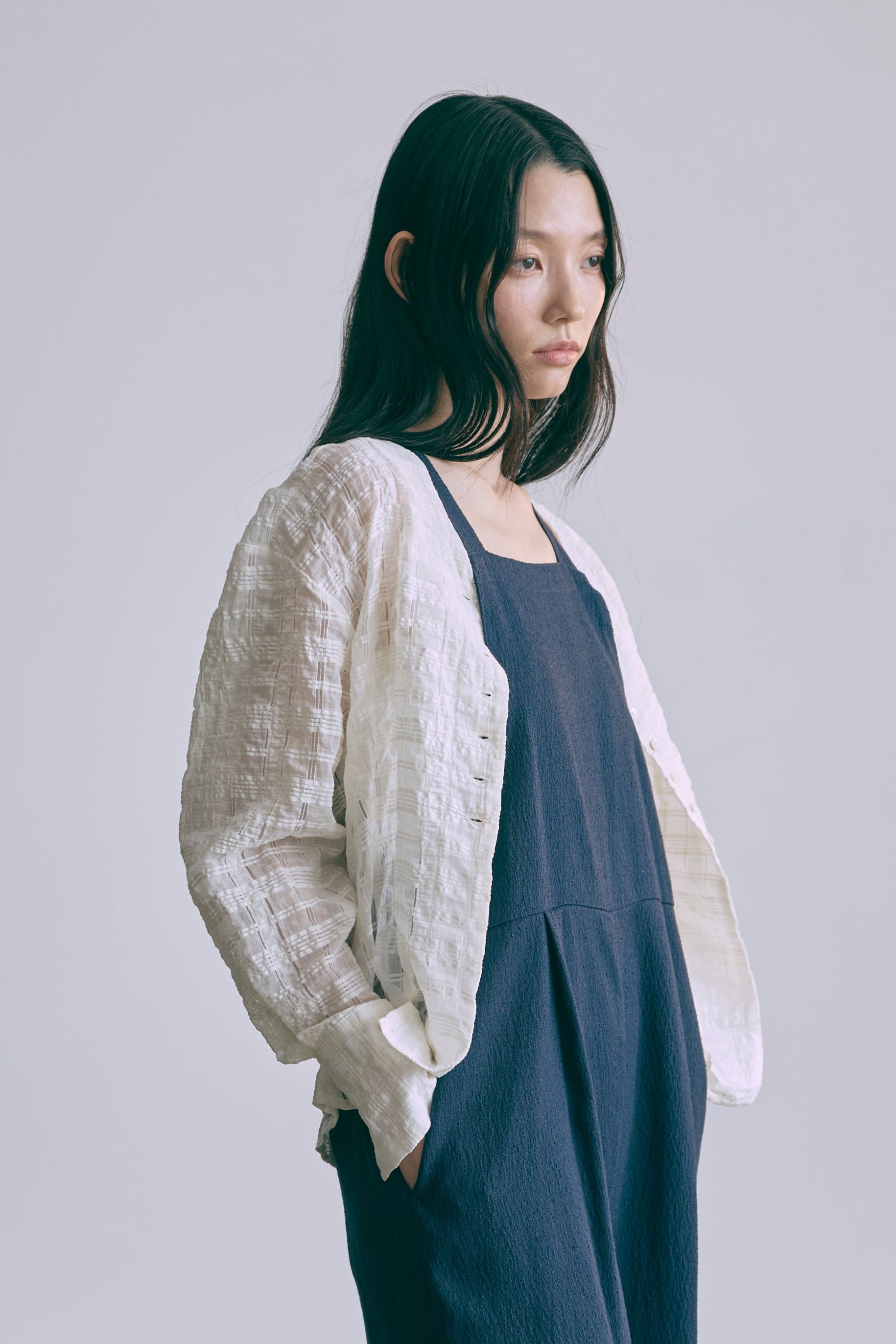 着用カラー:オフホワイト モデル身長:174㎝