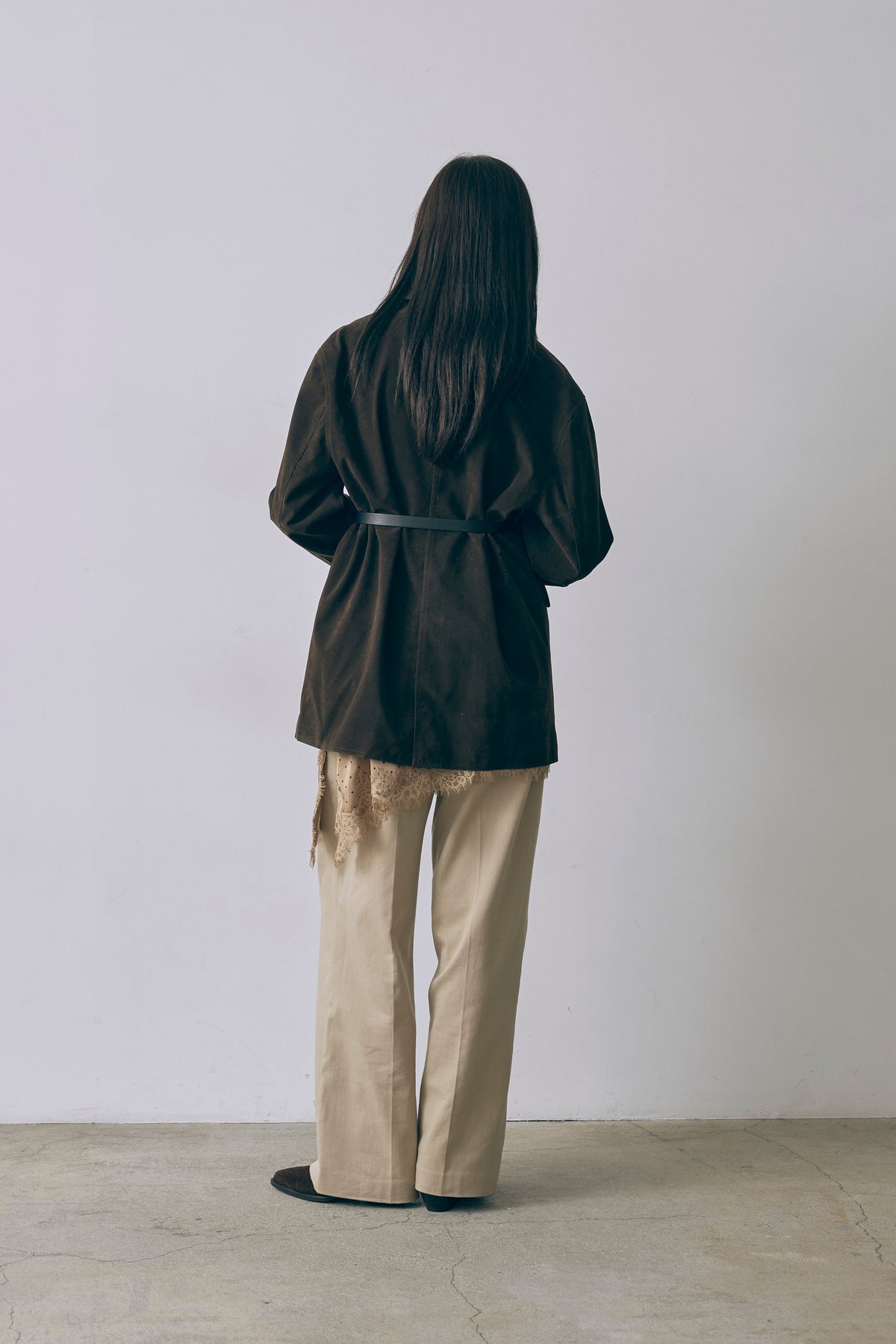 Vintage Suede Oversized Jacket