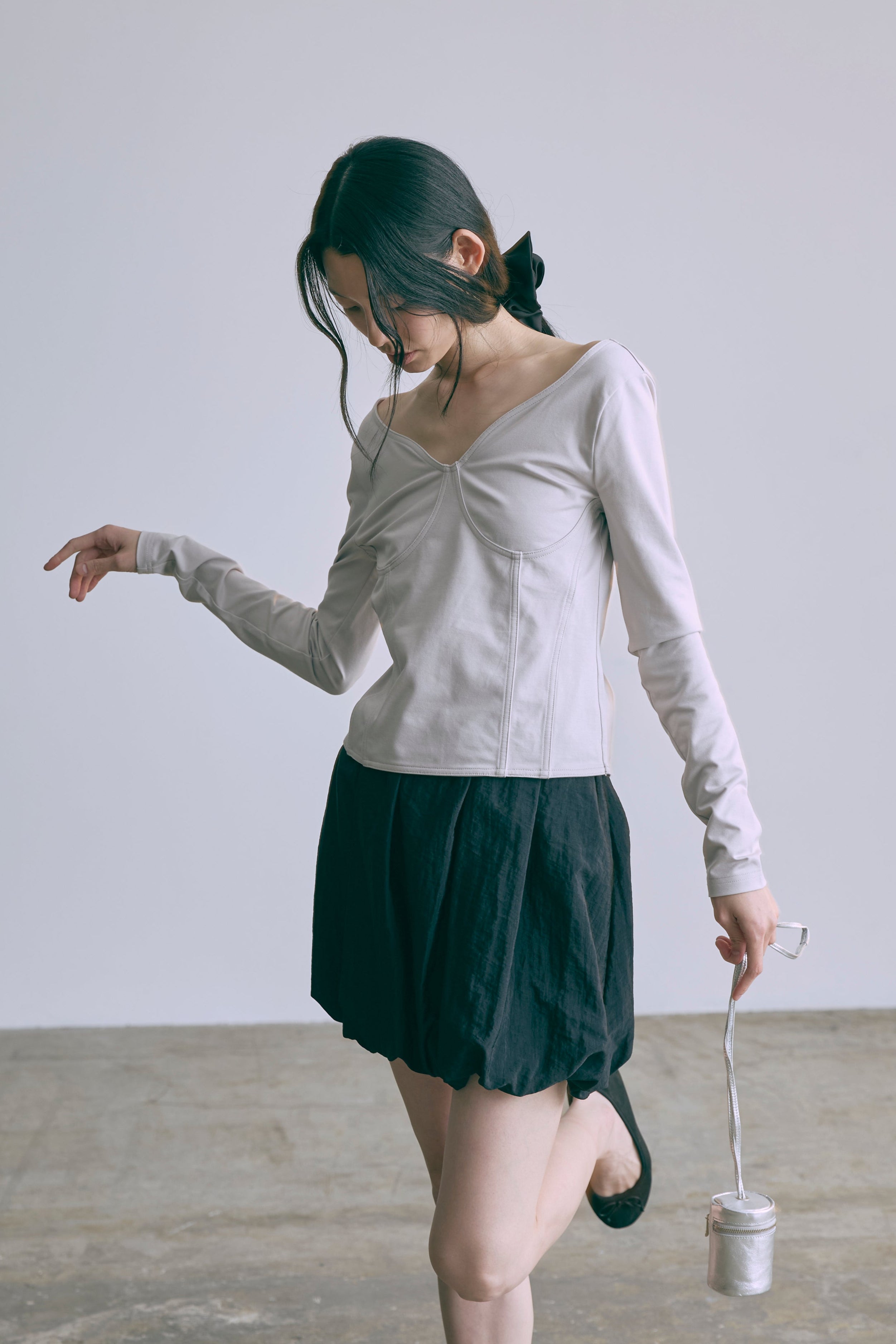 着用カラー:ライトグレー モデル身長:174㎝