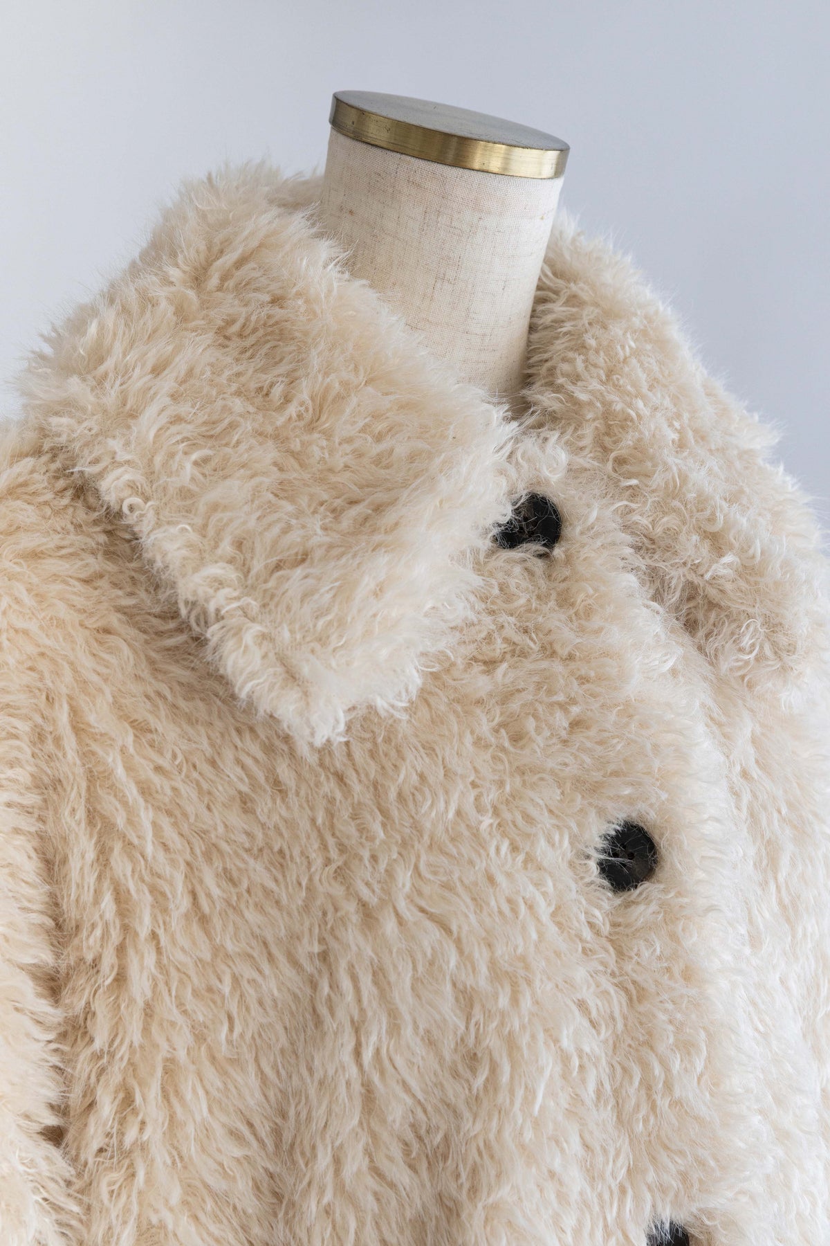 Fur Middle Coat アイボリー