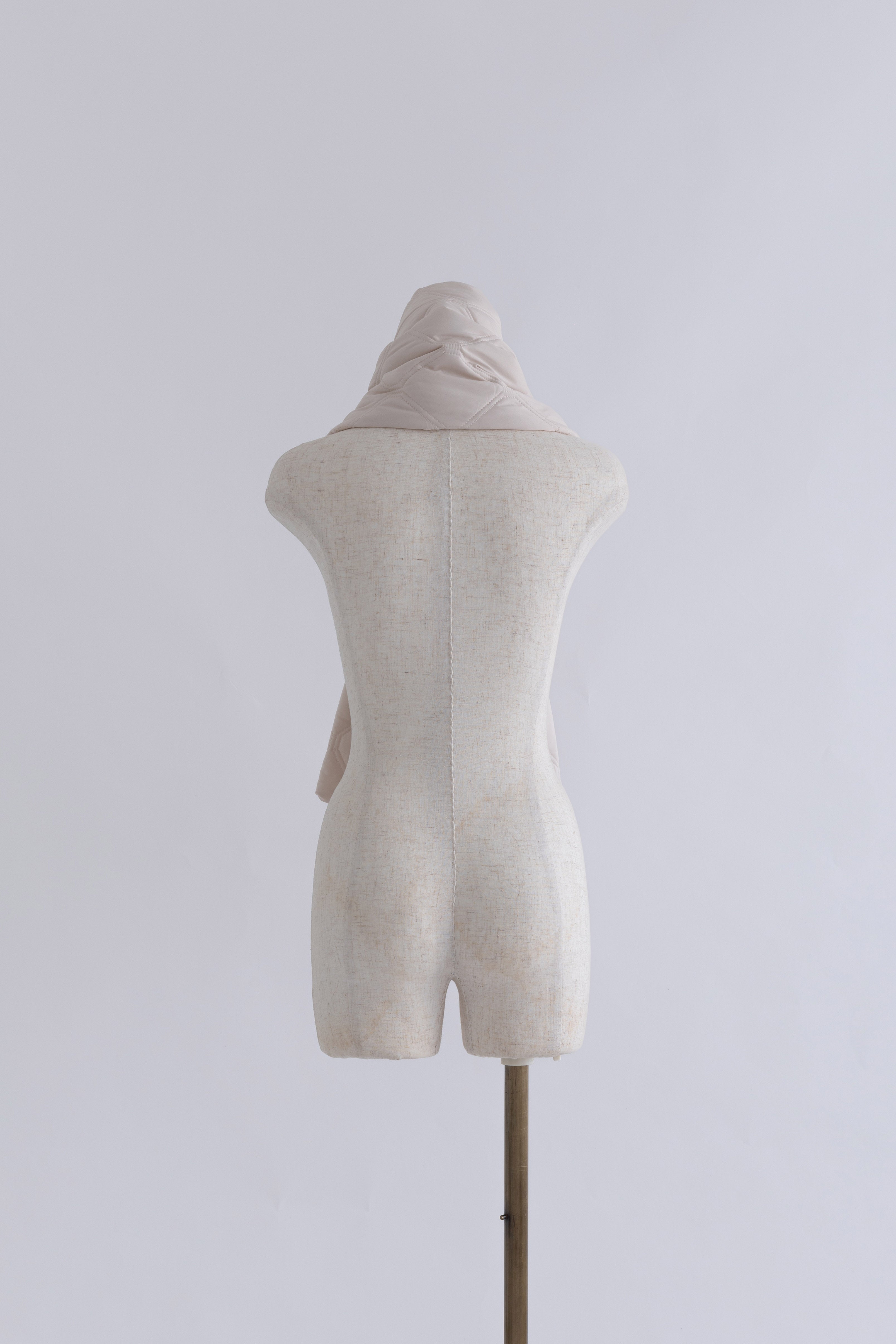Quilting Muffler アイボリー model:178cm NADIA