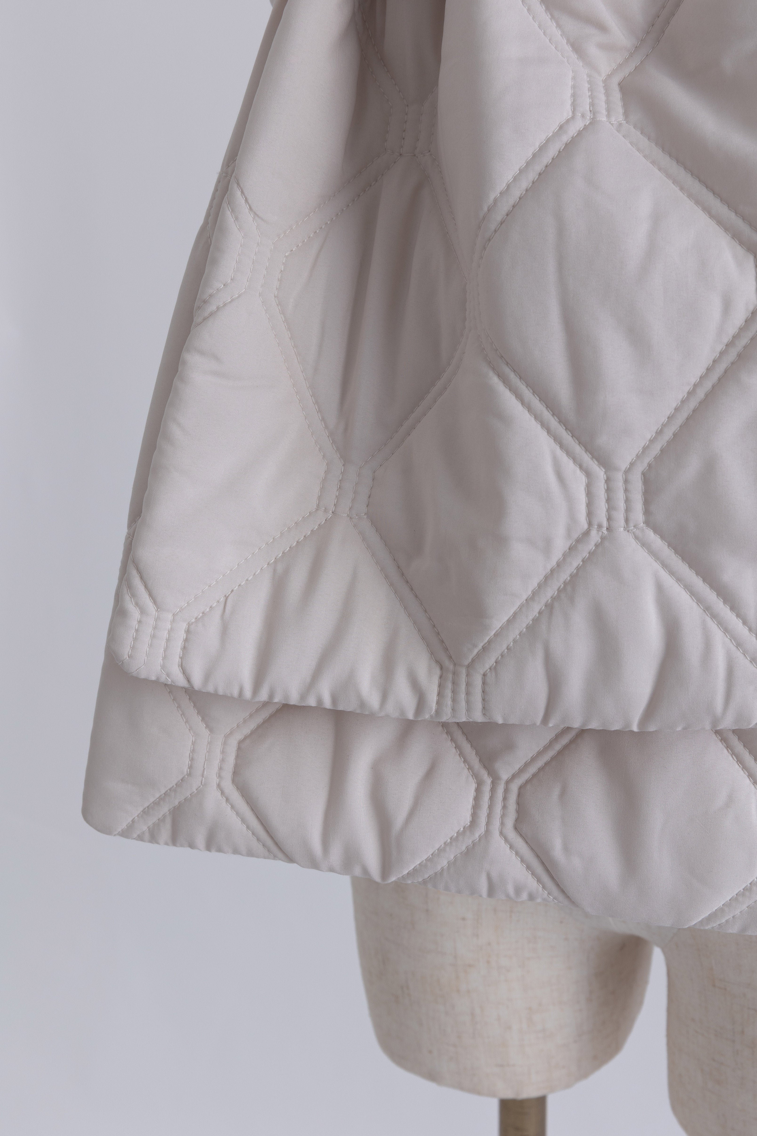 Quilting Muffler アイボリー model:178cm NADIA