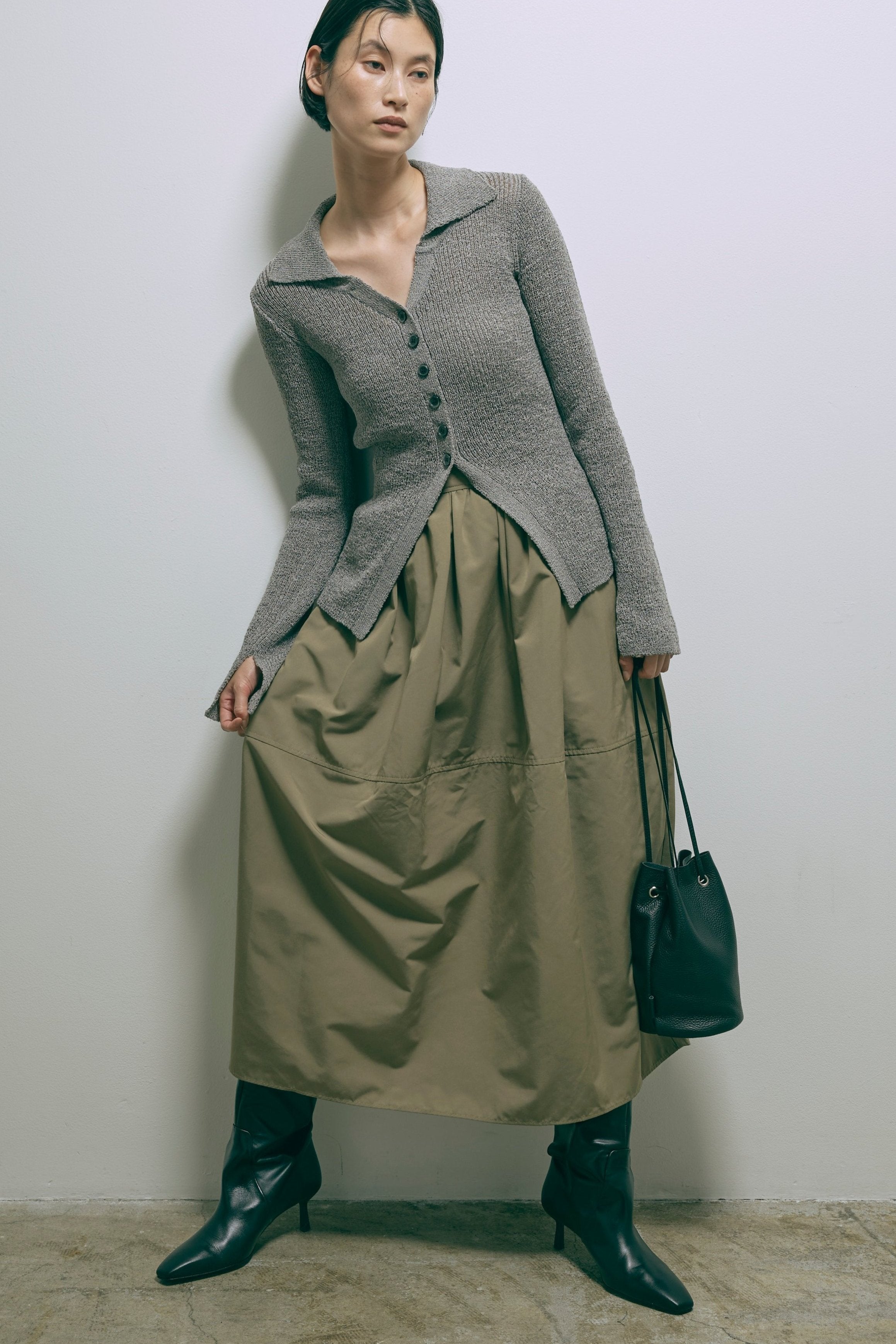 Cocoon Silhouette Skirt