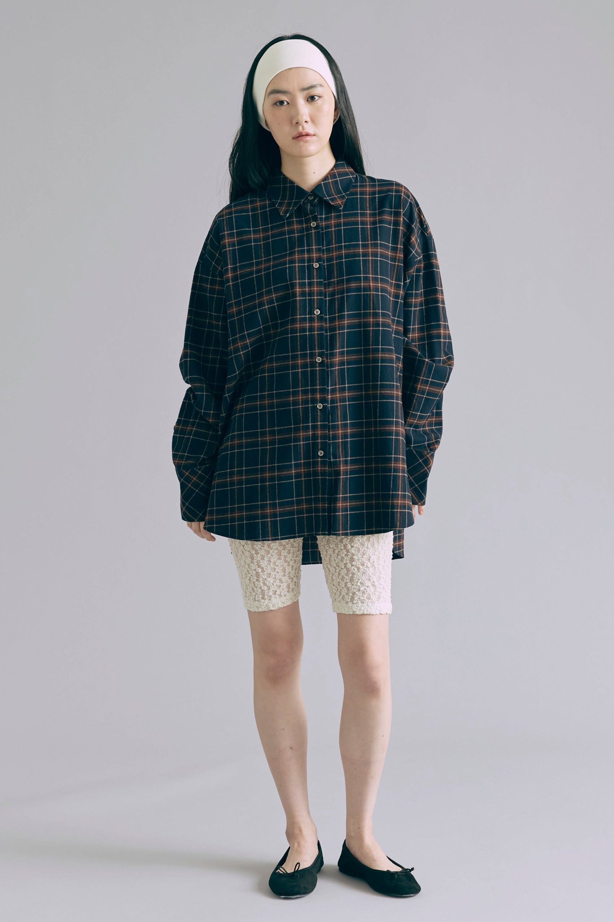 着用カラー:アイボリー モデル身長:165cm