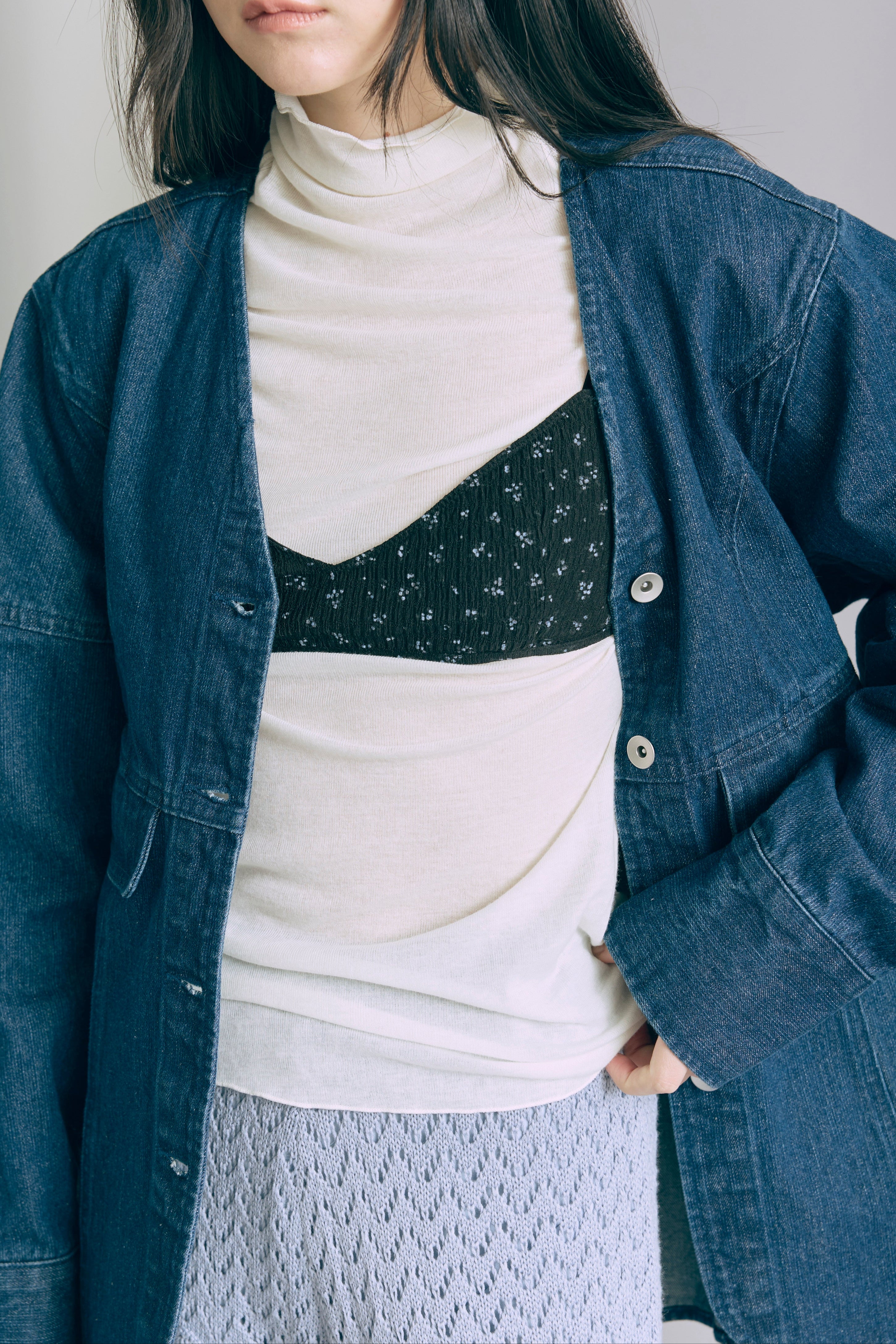 着用カラー:ブラック モデル身長:165㎝