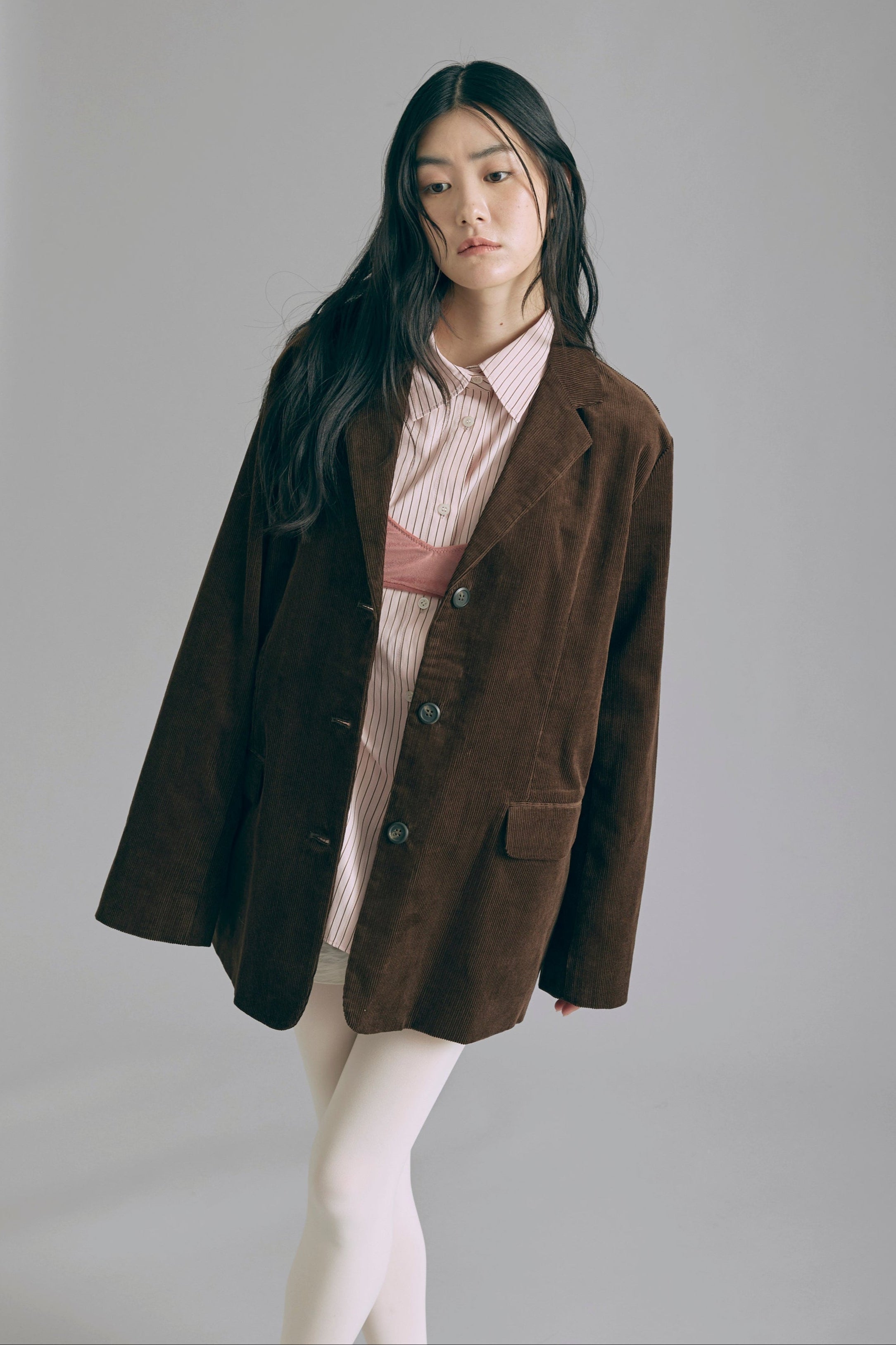 着用カラー:ブラウン モデル身長:165㎝
