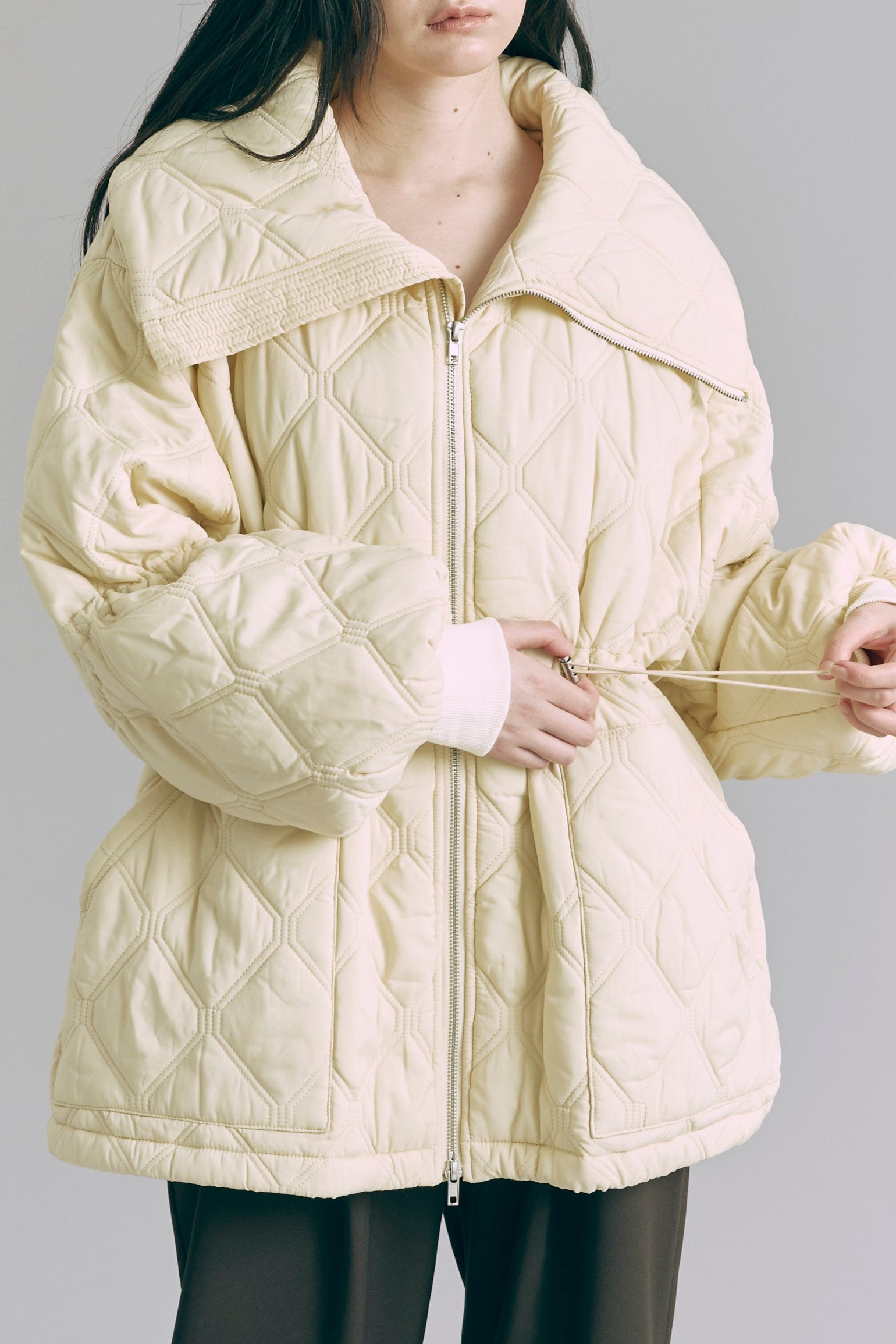 着用カラー:イエロー モデル身長:165cm