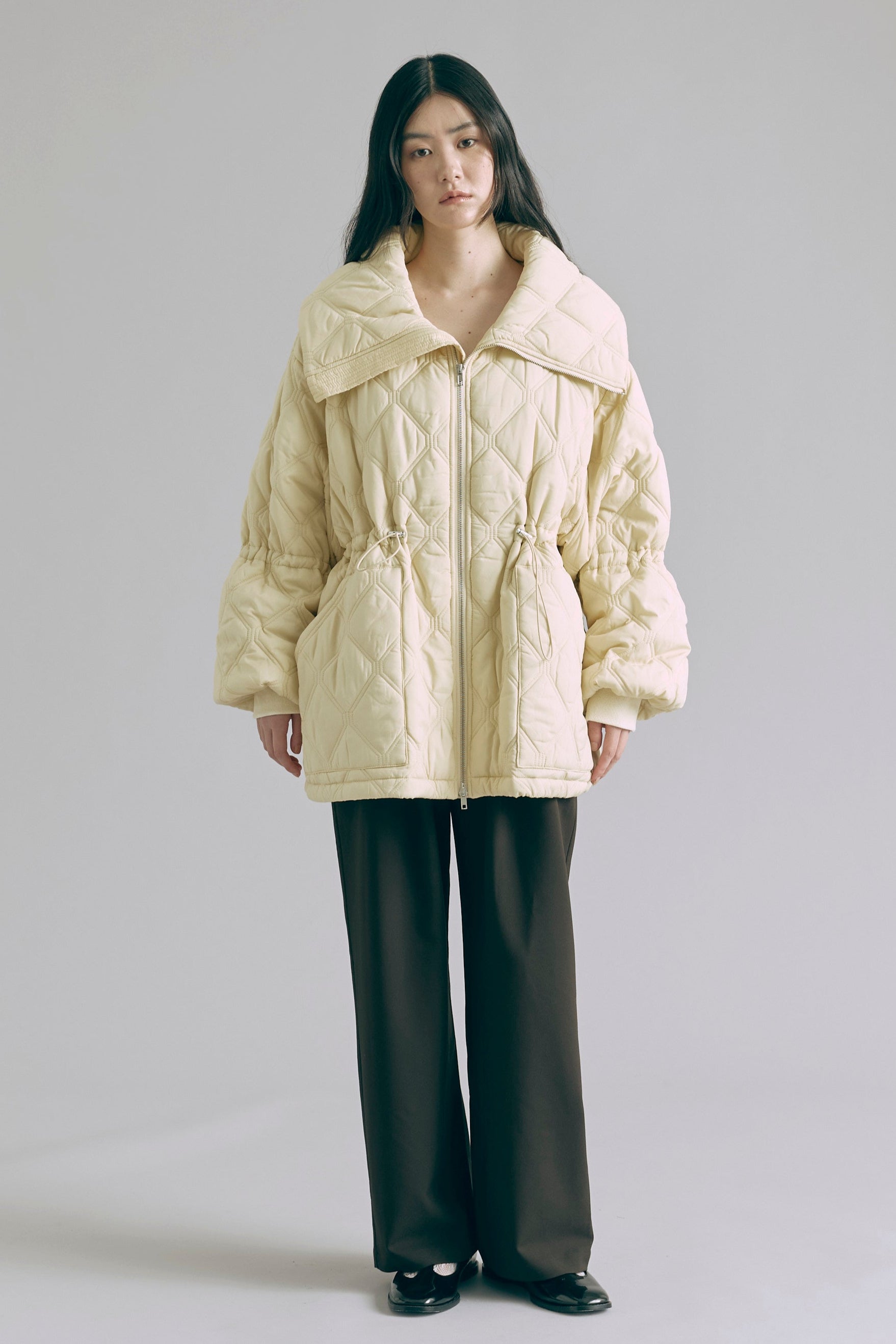 着用カラー:イエロー モデル身長:165cm