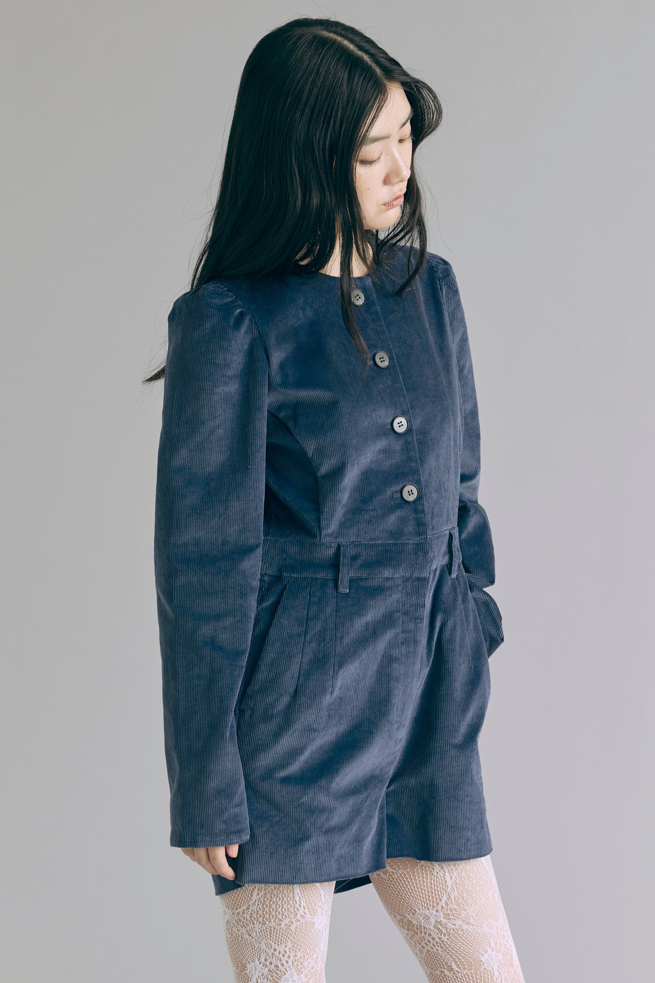 着用カラー:ブルー 着用サイズ:1 モデル身長:165cm