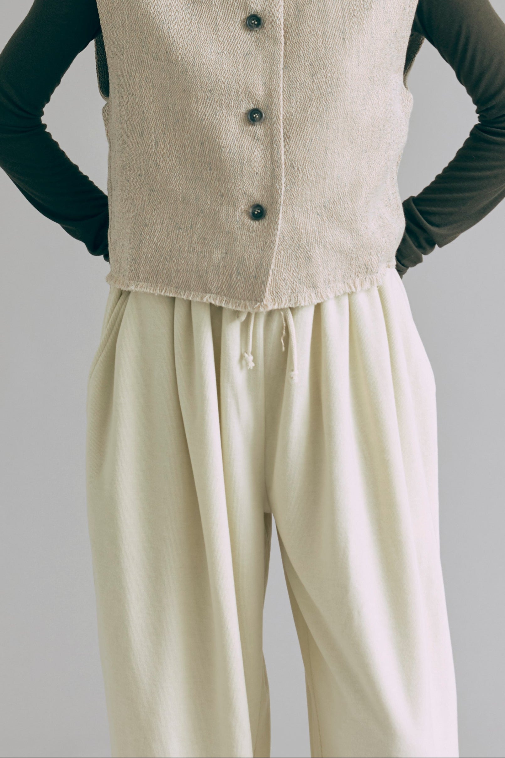 着用カラー:アイボリー 着用サイズ:1 モデル身長:165cm