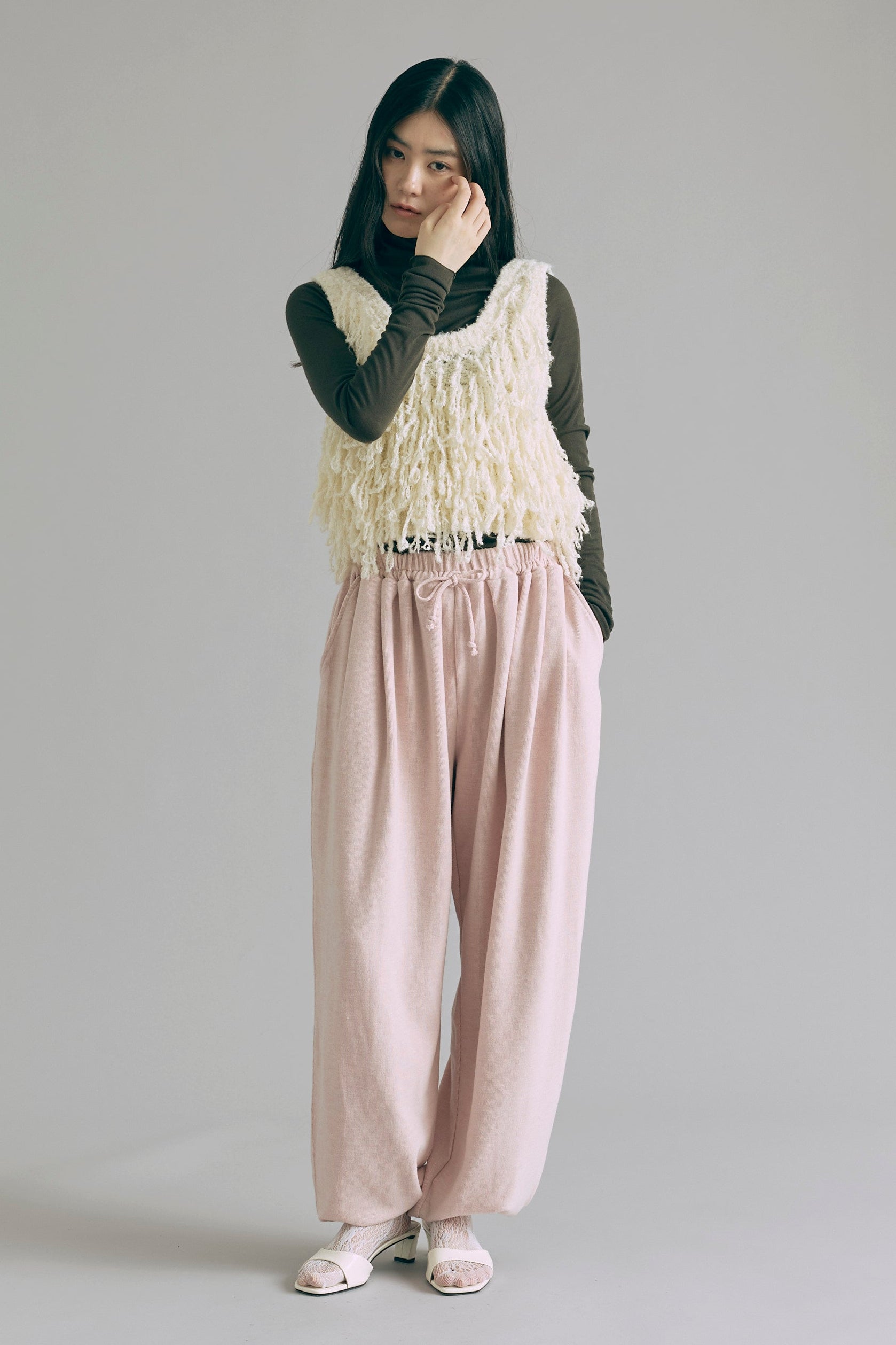 着用カラー:ダークブラウン モデル身長:165㎝