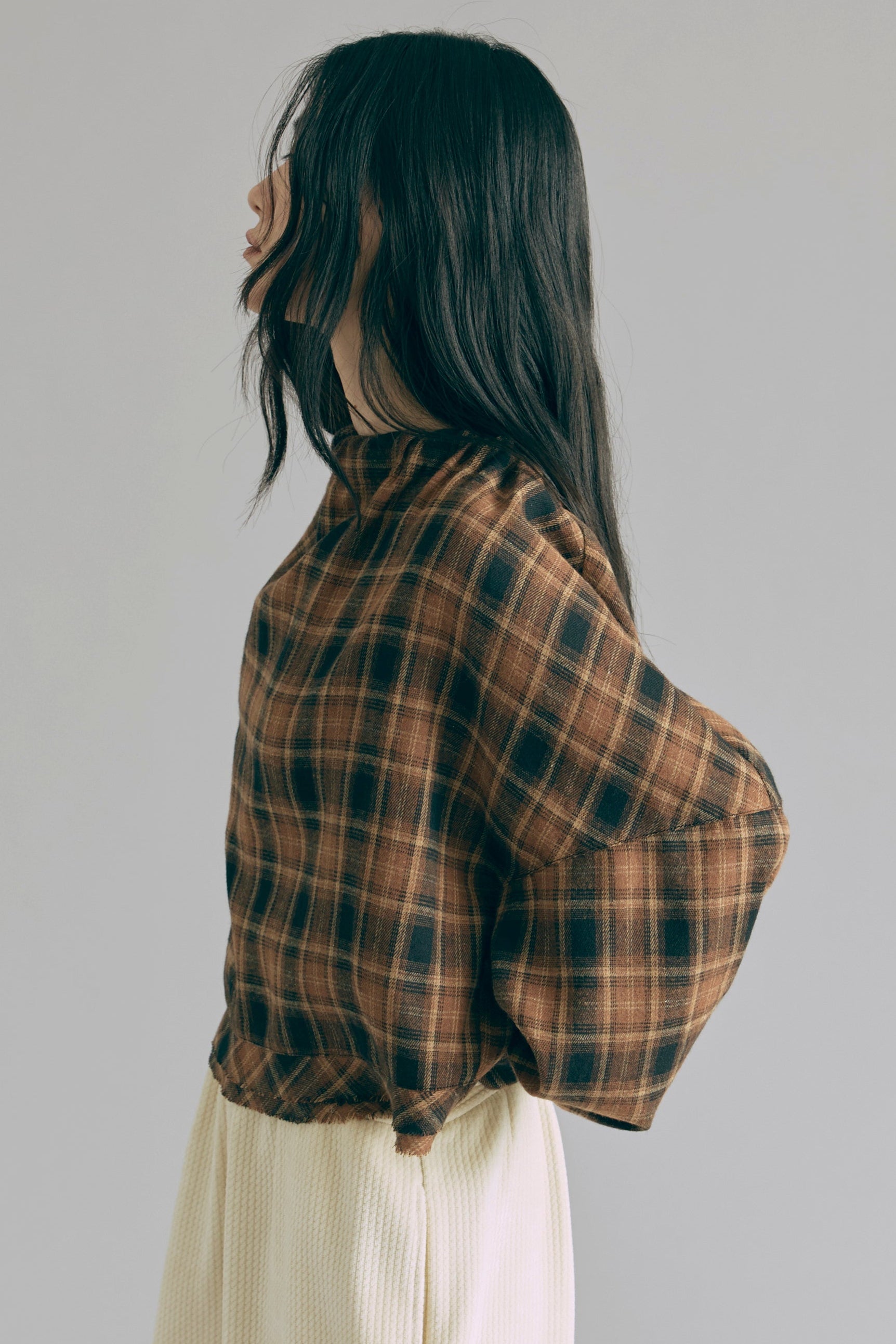 着用カラー:キャメル モデル身長:165㎝