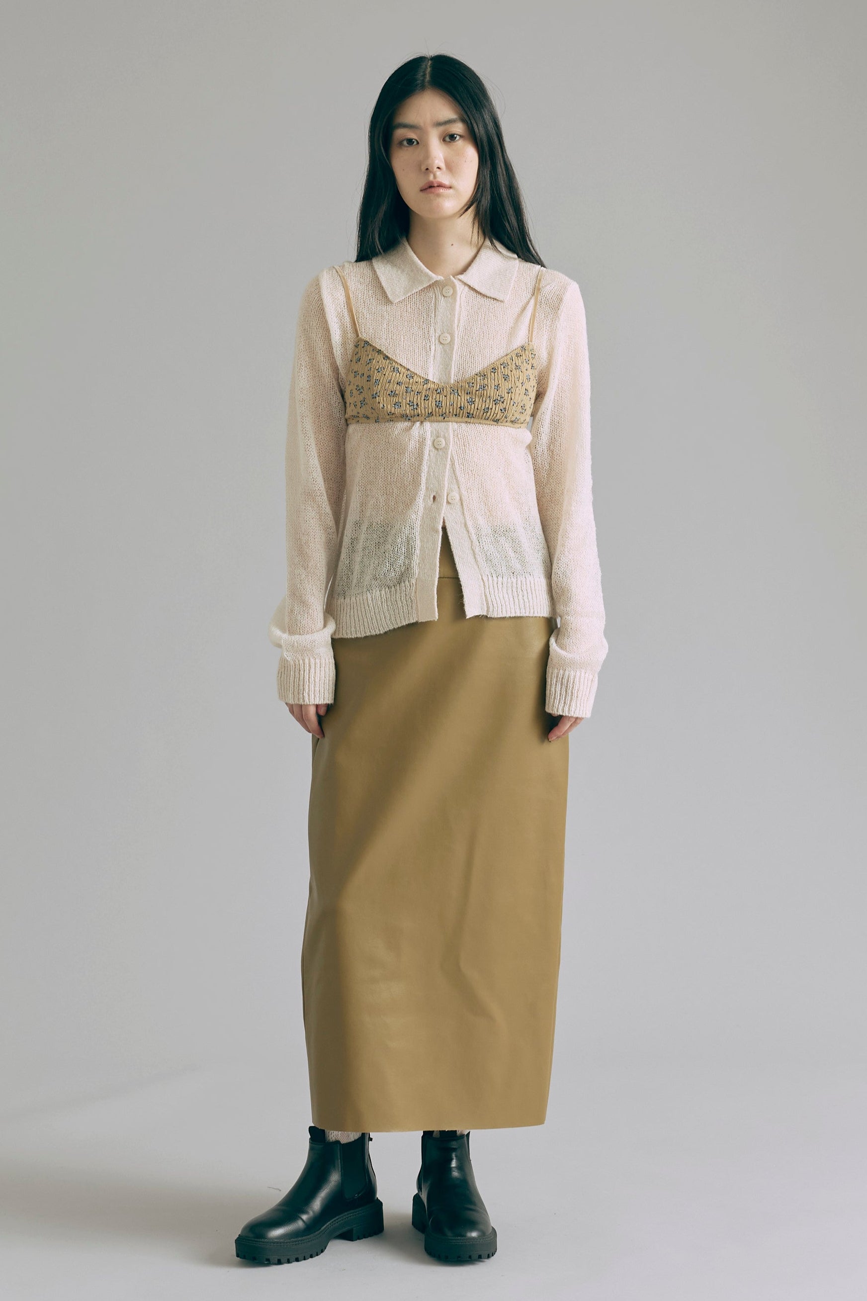 着用カラー:ベージュ モデル身長:165㎝