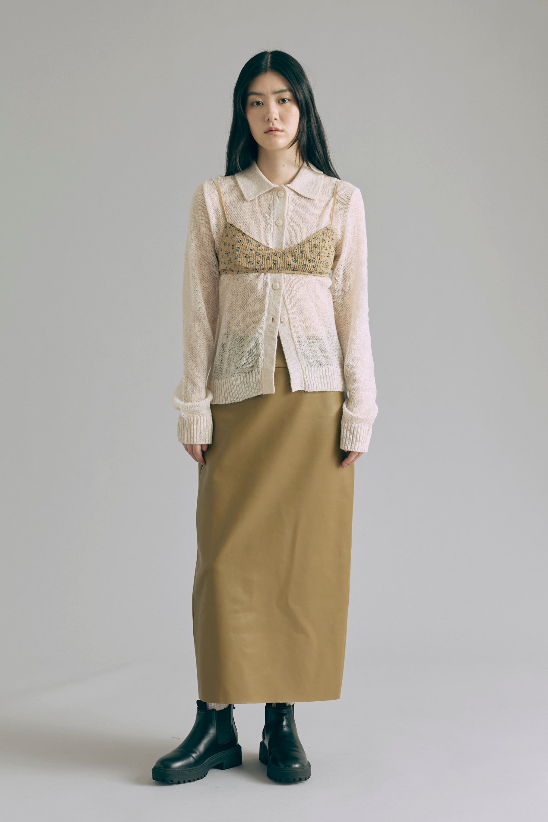 着用カラー:キャメル モデル身長:165cm