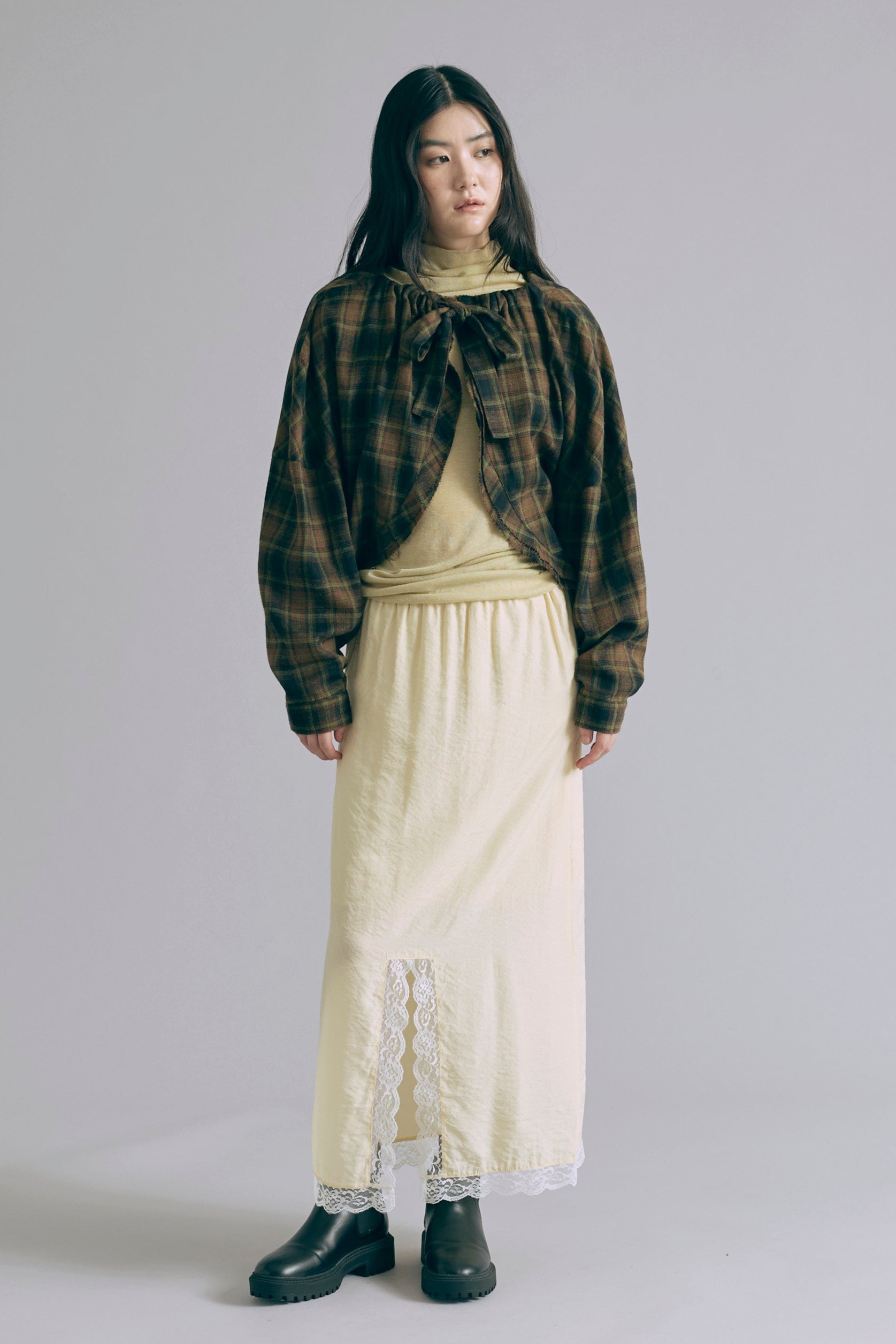 着用カラー:グリーン モデル身長:165㎝