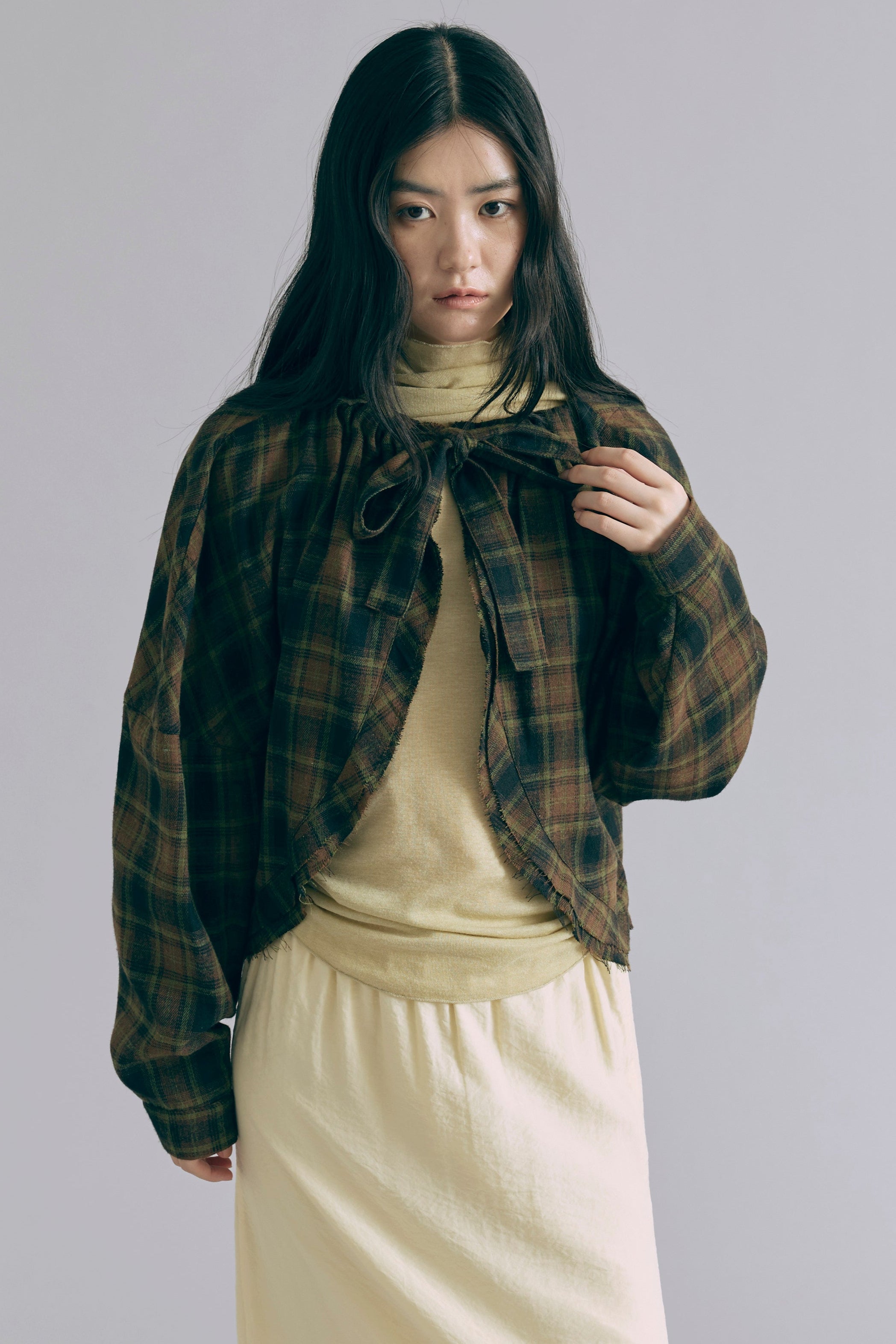 着用カラー:グリーン モデル身長:165㎝