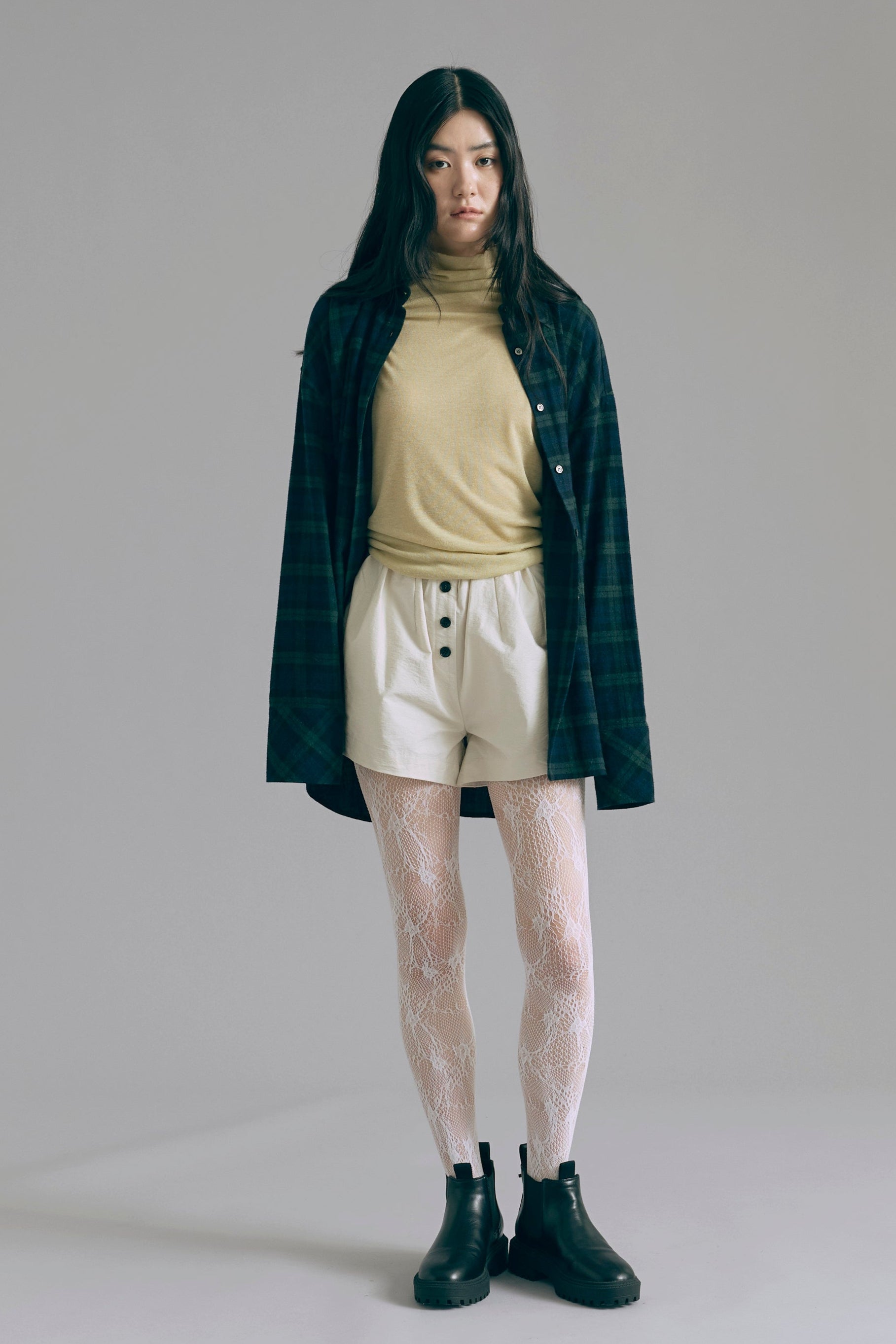 着用カラー:イエロー モデル身長:165㎝