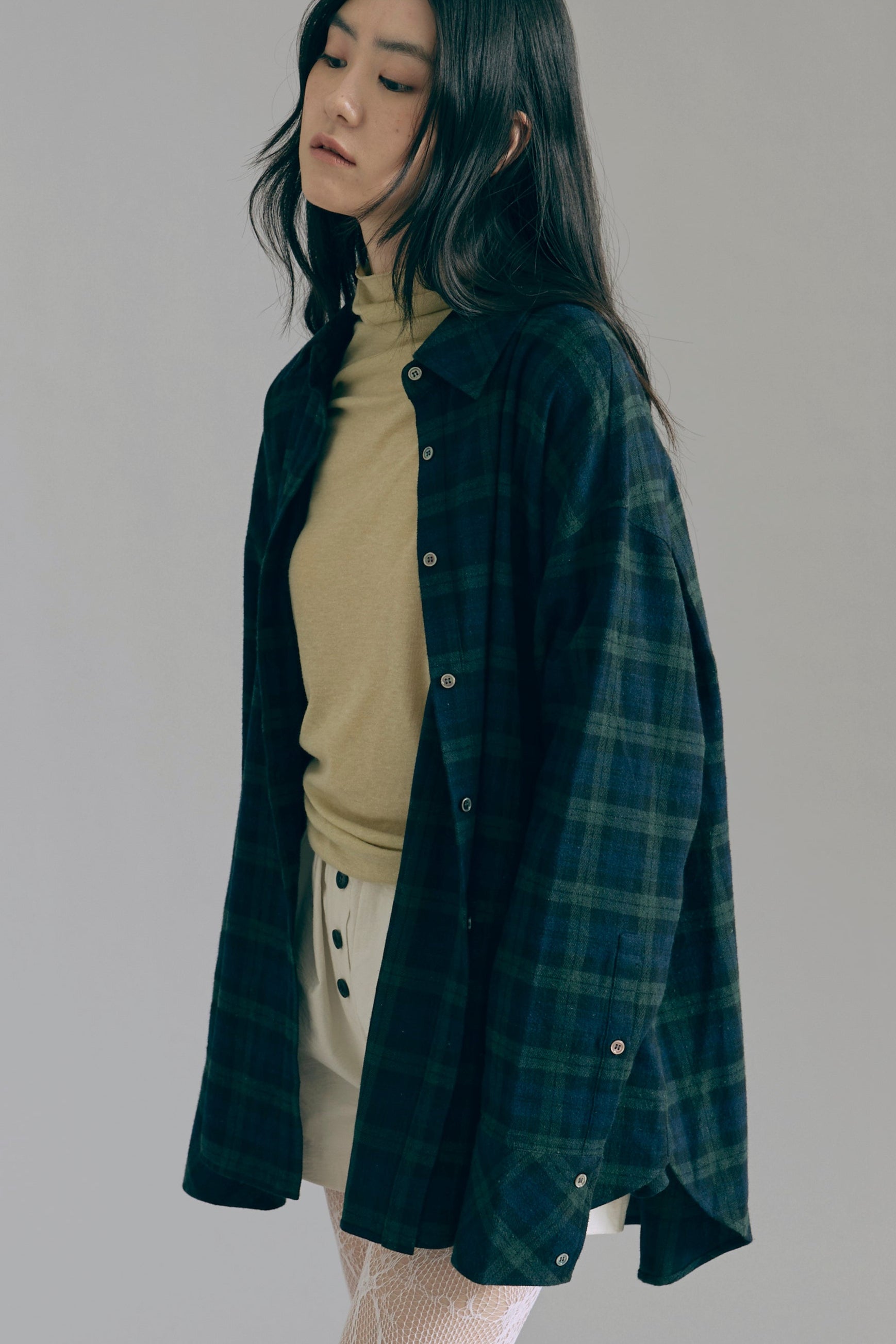 着用カラー:グリーン モデル身長:165㎝