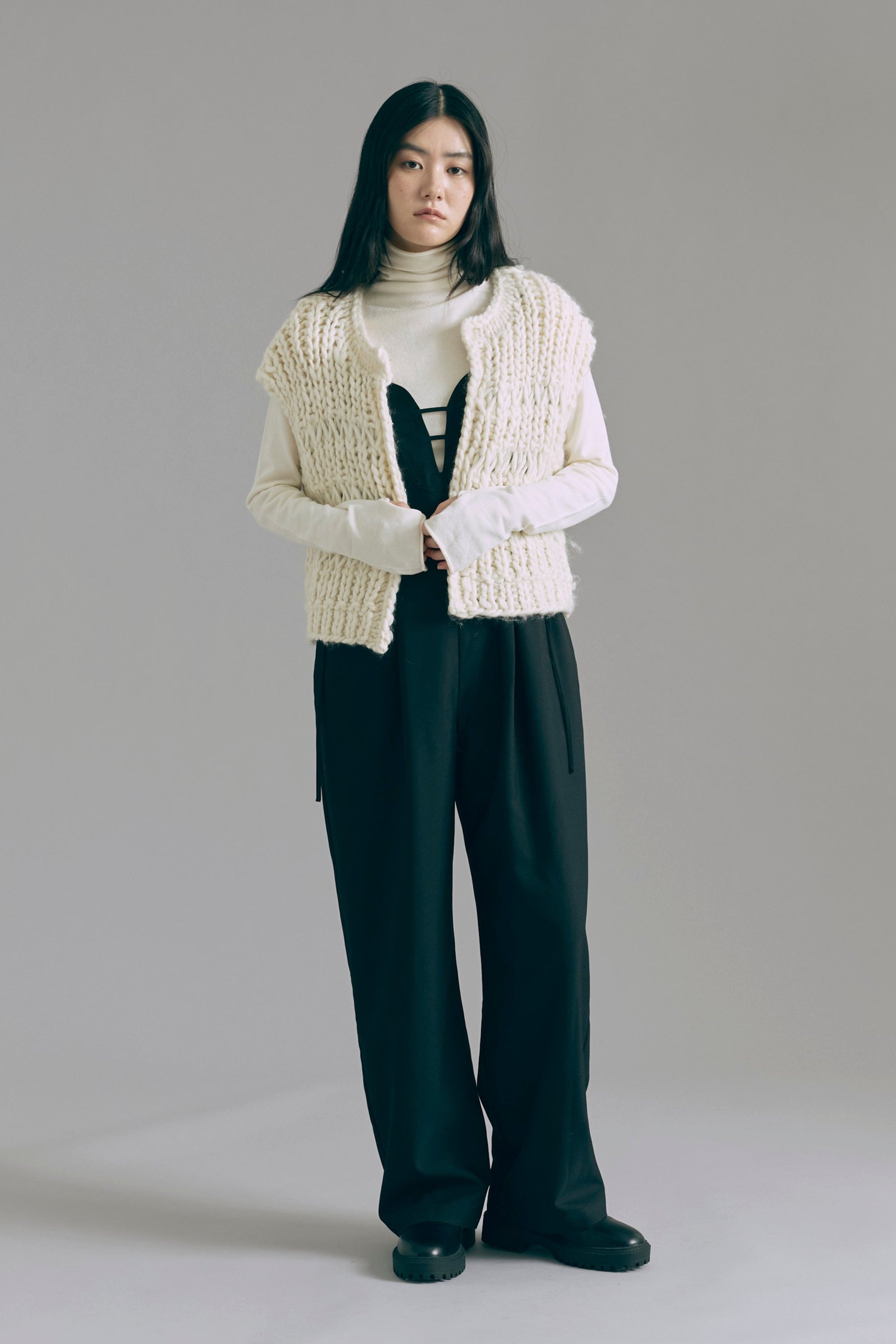 着用カラー:ブラック 着用サイズ:1 モデル身長:165cm