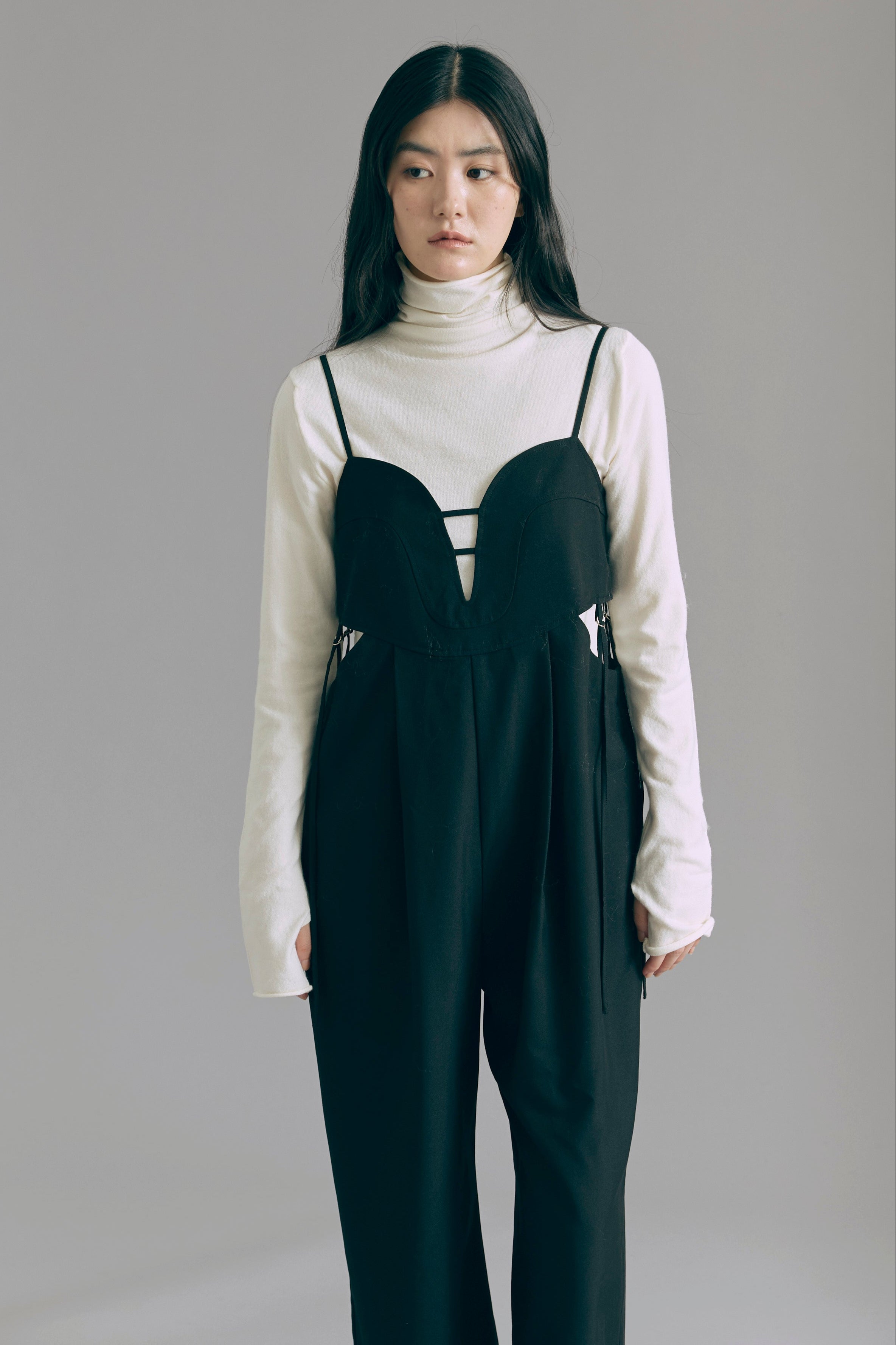 着用カラー:ブラック 着用サイズ:1 モデル身長:165cm