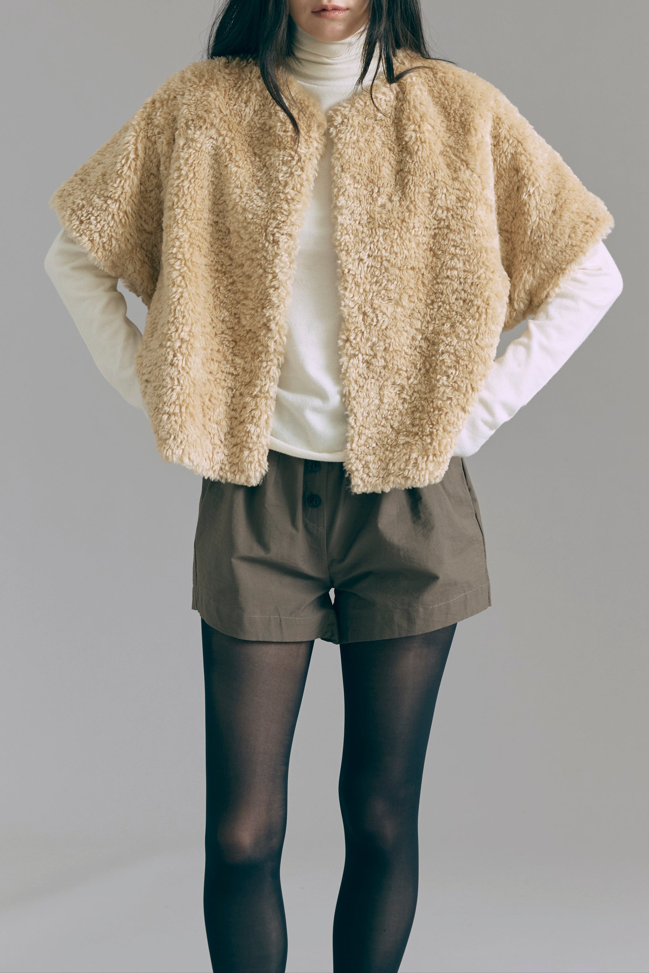 着用カラー:モカ 着用サイズ:1 モデル身長:165cm