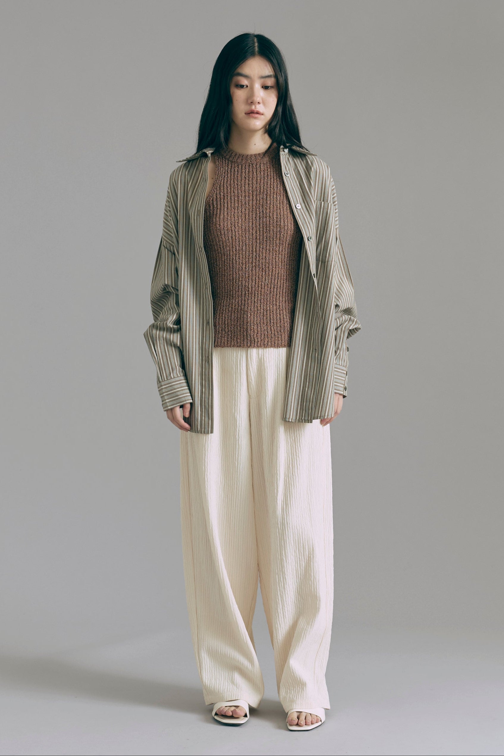 着用カラー:アイボリー 着用サイズ:1 モデル身長:165cm