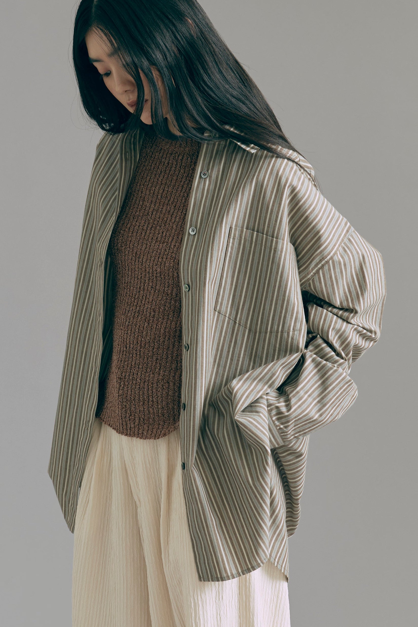 着用カラー:ブラウン モデル身長:165㎝