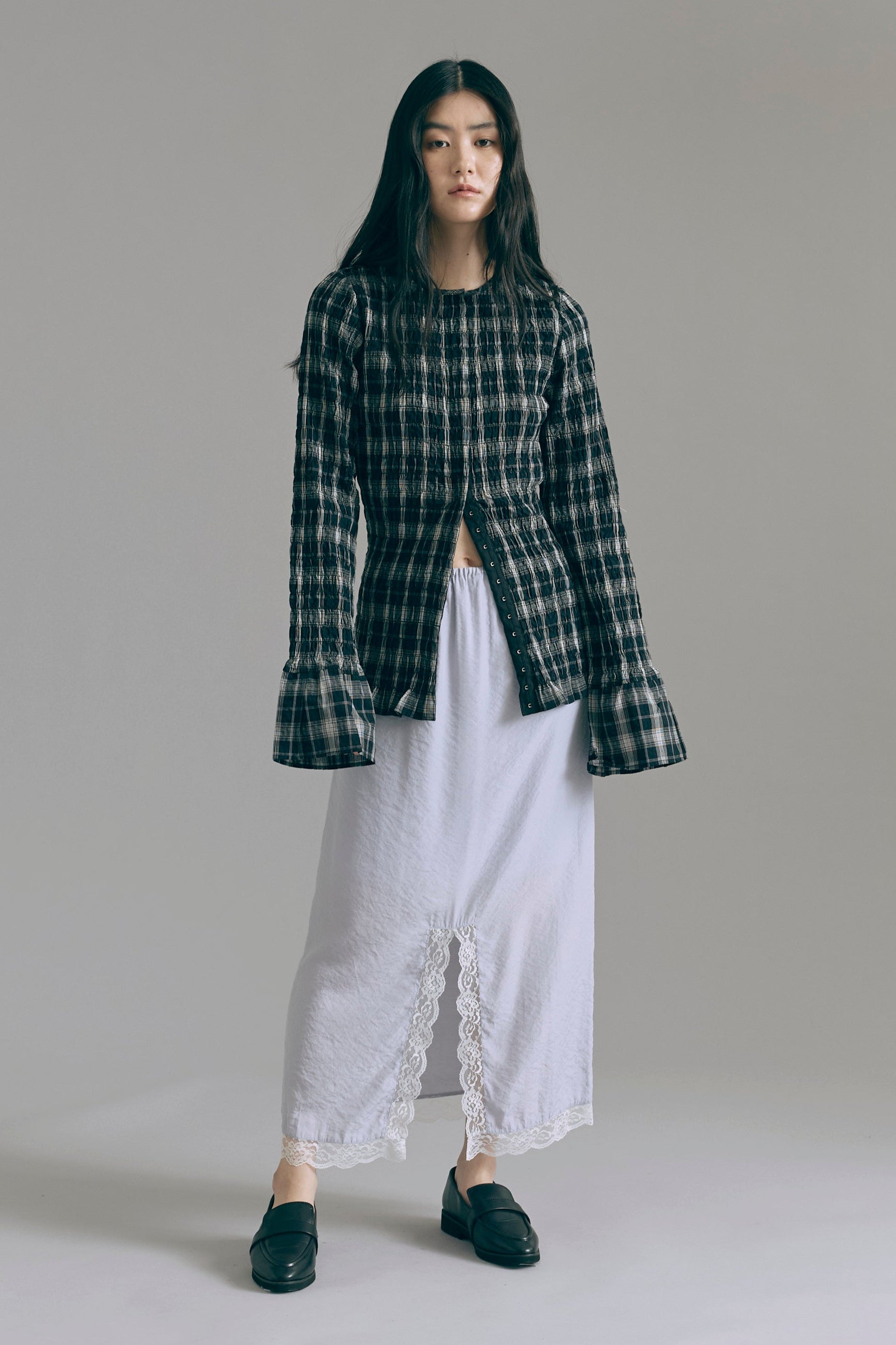 着用カラー:ブルー モデル身長:165㎝