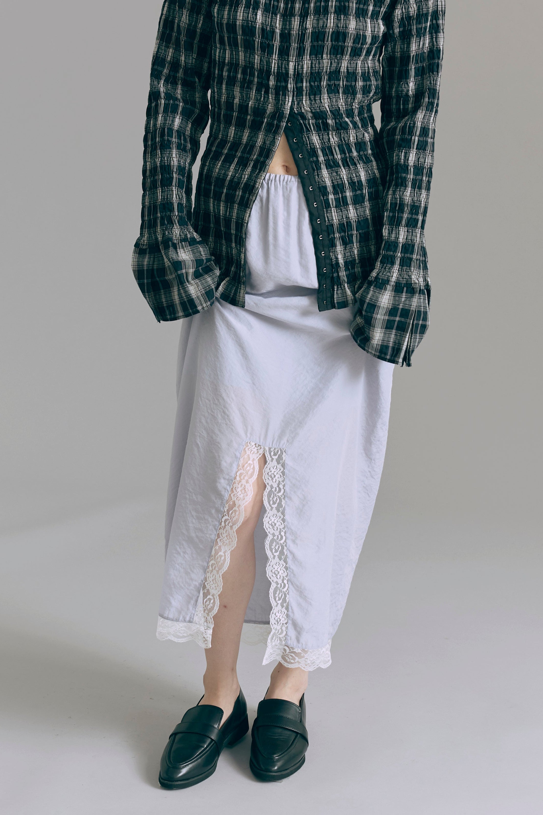 着用カラー:ブルー モデル身長:165㎝