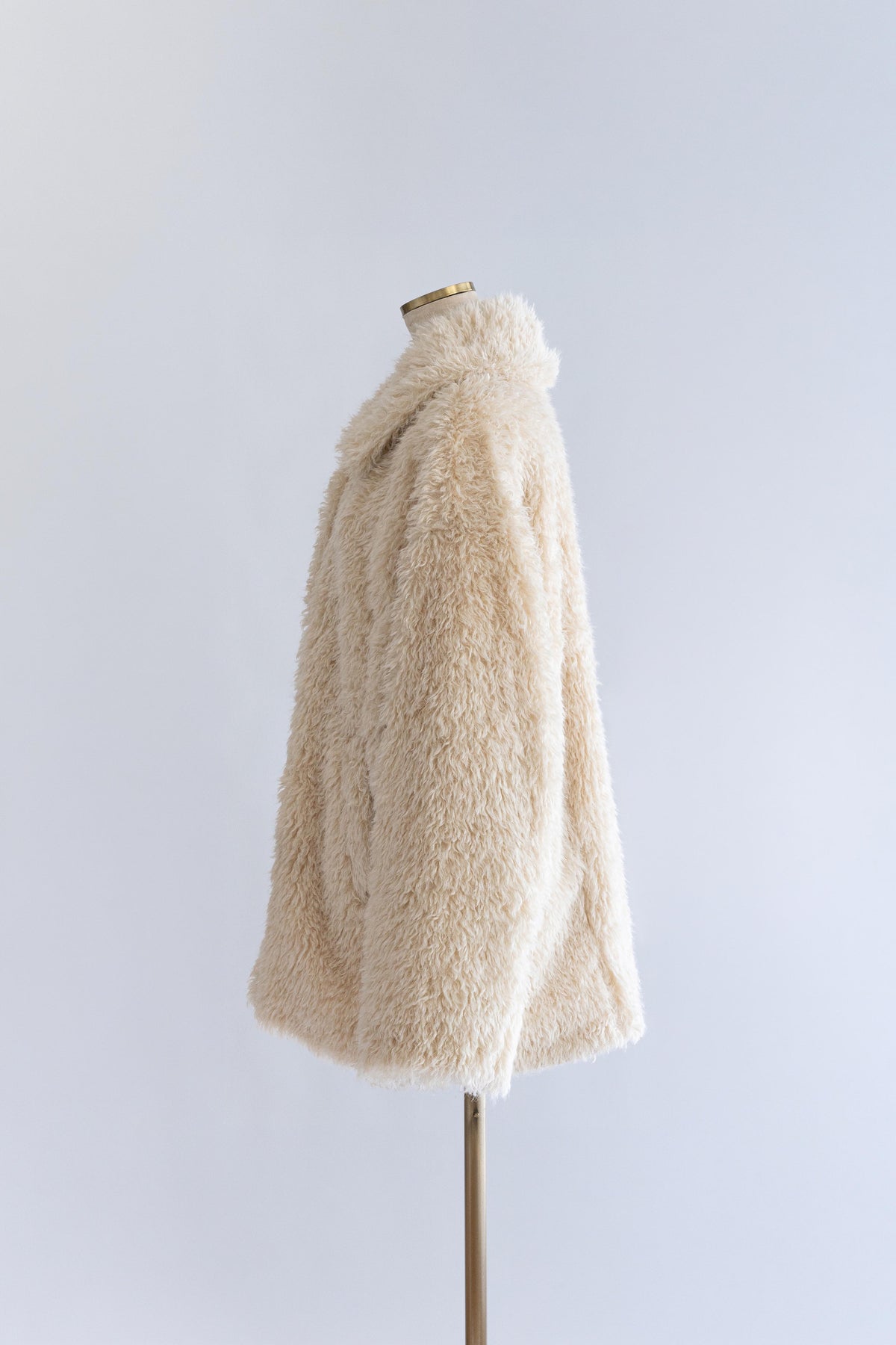 Fur Middle Coat アイボリー